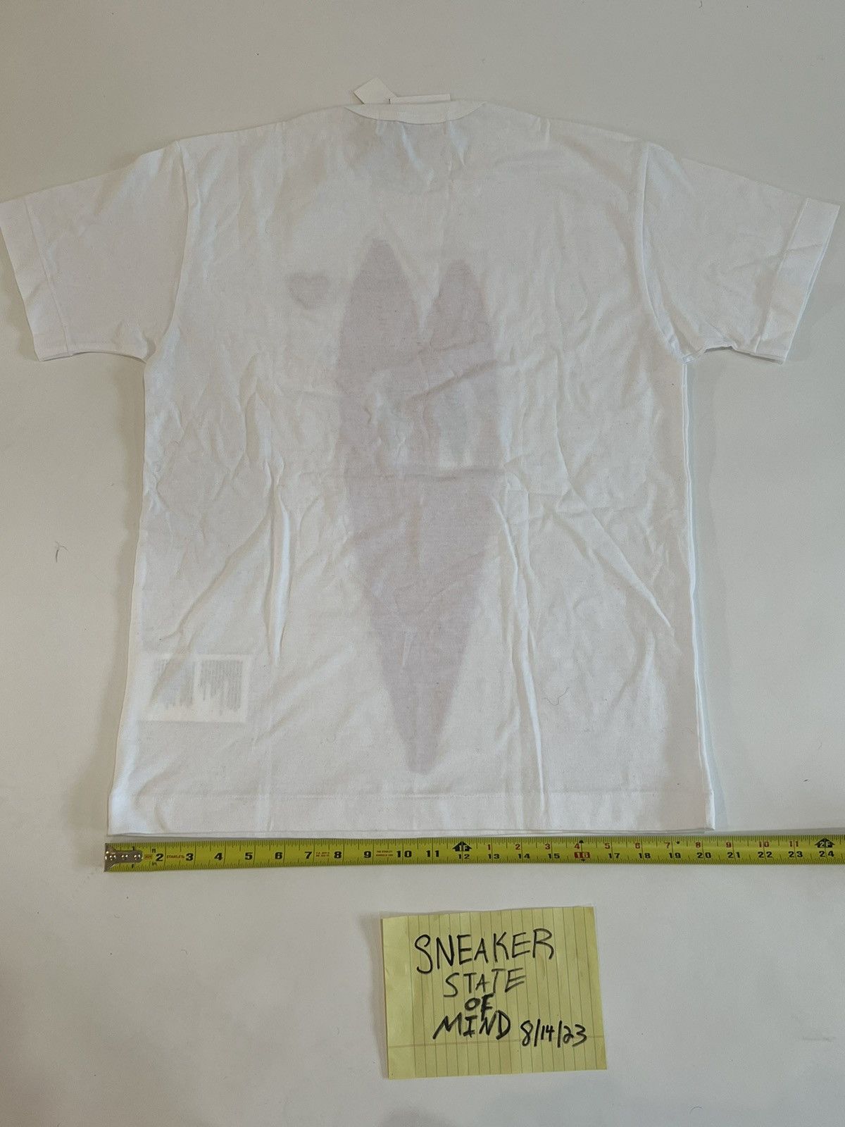 CDG by Comme des Garcons BRAND NEW COMME DES GARÇONS SHORT SLEEVE TEE WHITE LARGE Size US L / EU 52-54 / 3 - 3 Thumbnail