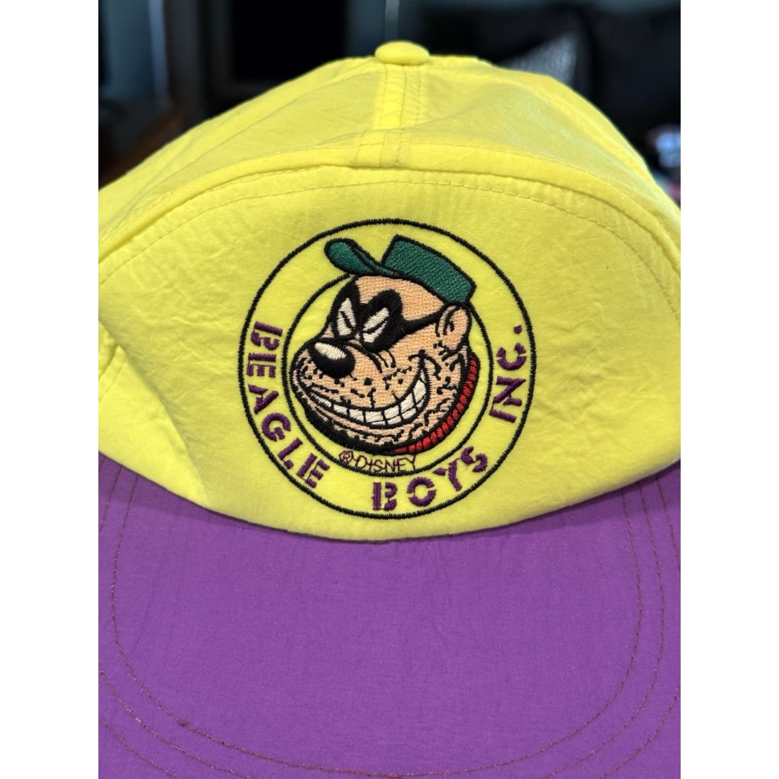 Vintage VINTAGE Beagle Boys Inc. 90s Nylon Strapback Hat Cap TG Australia 5 Panel Yellow Casual Men One Size Adjustable Lightwear Cartoon Size ONE SIZE - 2 Thumbnail