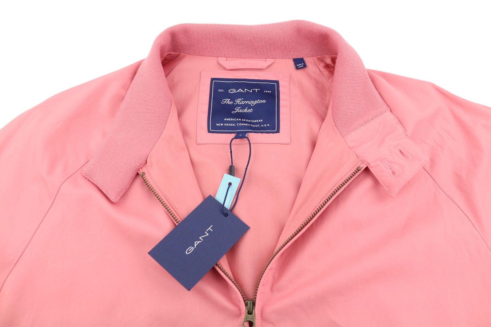 Gant COTTON HARRINGTONE L Rapture Rose Bomber Jacket 87280 Size US L / EU 52-54 / 3 - 5 Thumbnail