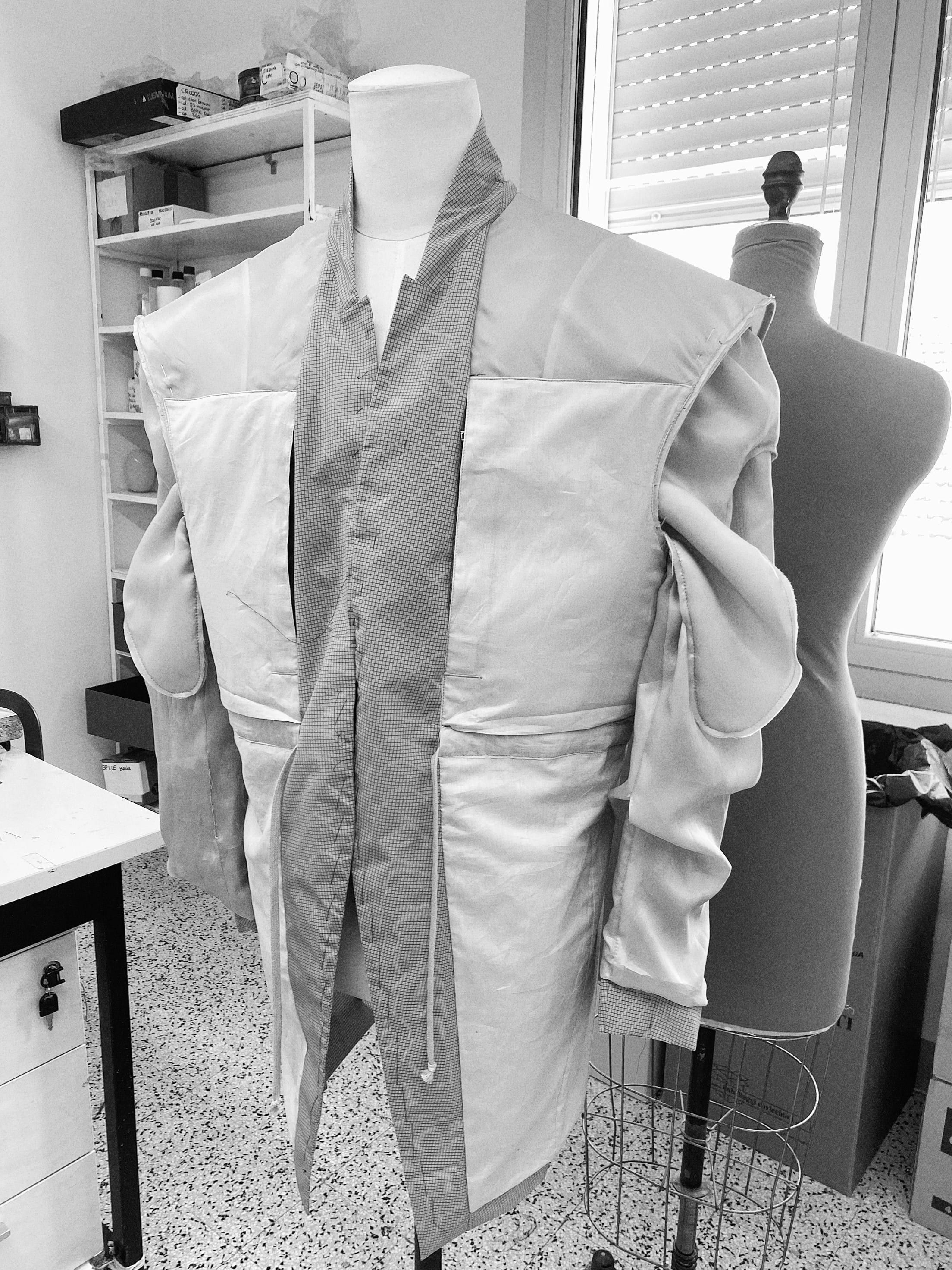 Rick Owens 💥1/1 SAMPLE TRANSTATLIN JUMBO RIPSTOP COAT SS23 Size US M / EU 48-50 / 2 - 7 Thumbnail