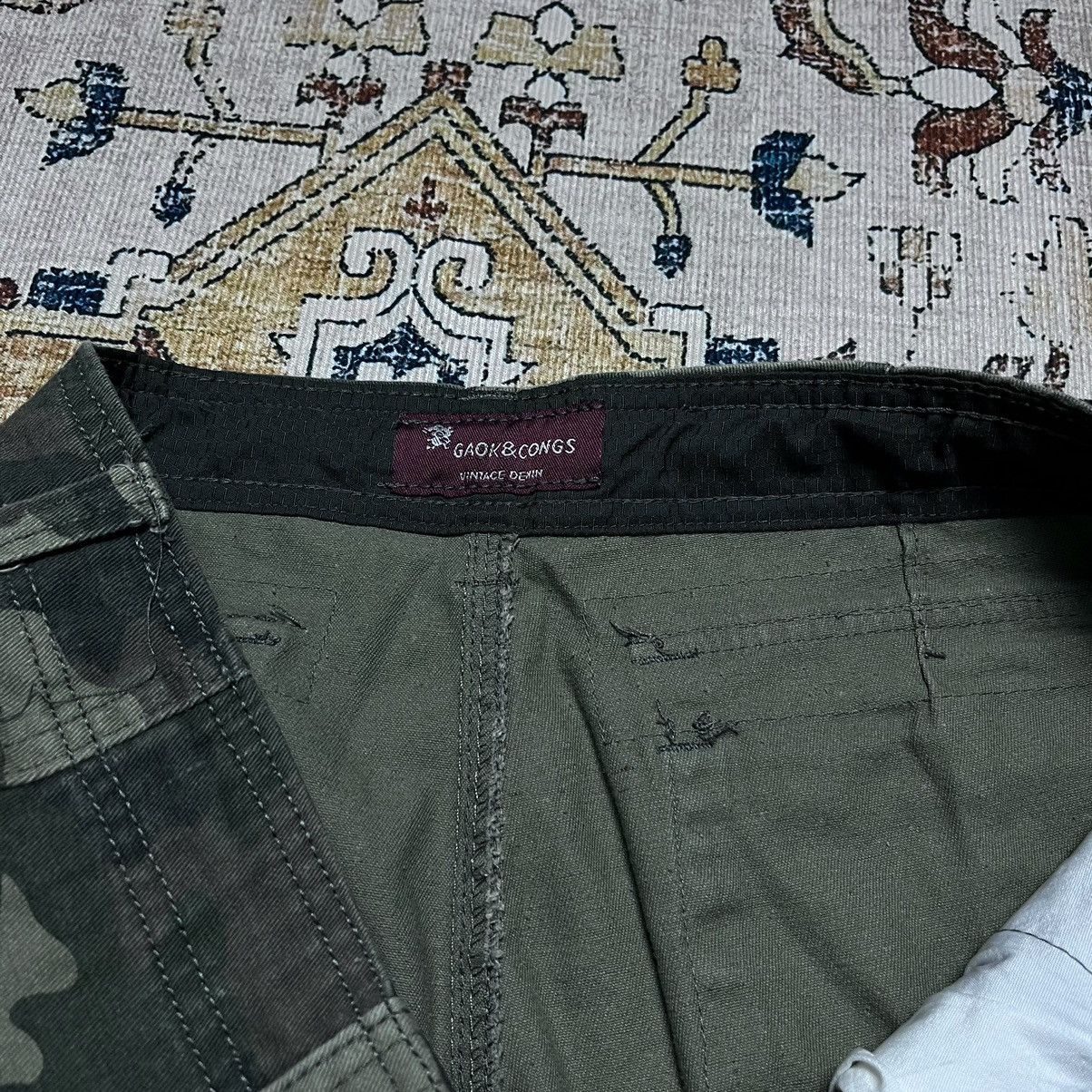 Japanese Brand Vintage Y2K Multi Pocket GAOK&CONGS Jorts Size US 34 / EU 50 - 4 Thumbnail