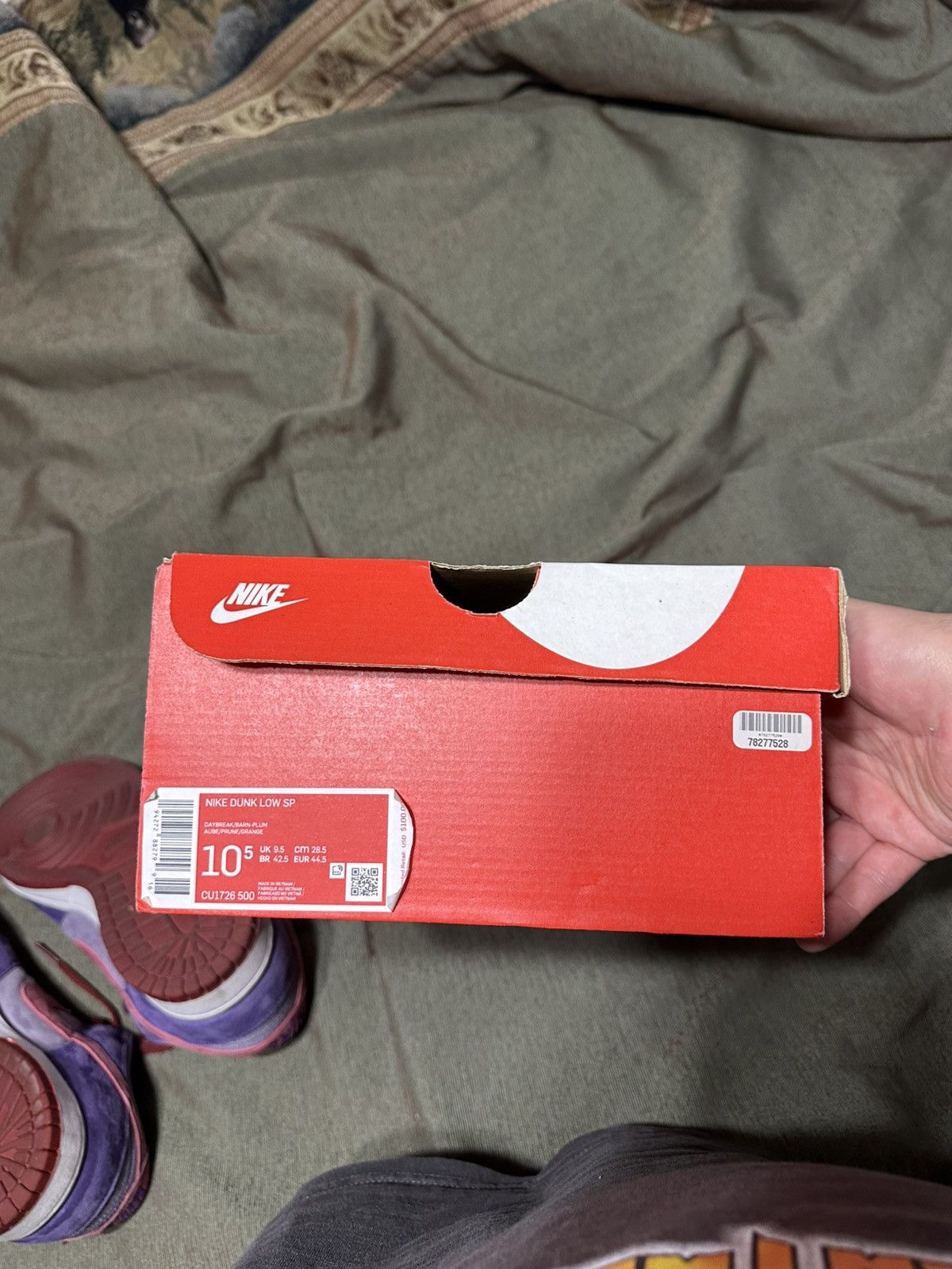 Nike Nike Dunk Low Retro Vol. 1 SP ' Plum ' 2020 Size US 10.5 / EU 43-44 - 12 Thumbnail