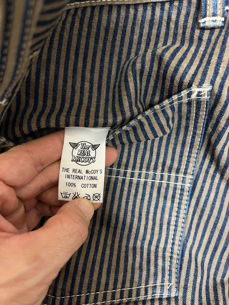 The Real McCoy's The Real McCoy's746 Striped Work Shorts Size US 32 / EU 48 - 5 Thumbnail