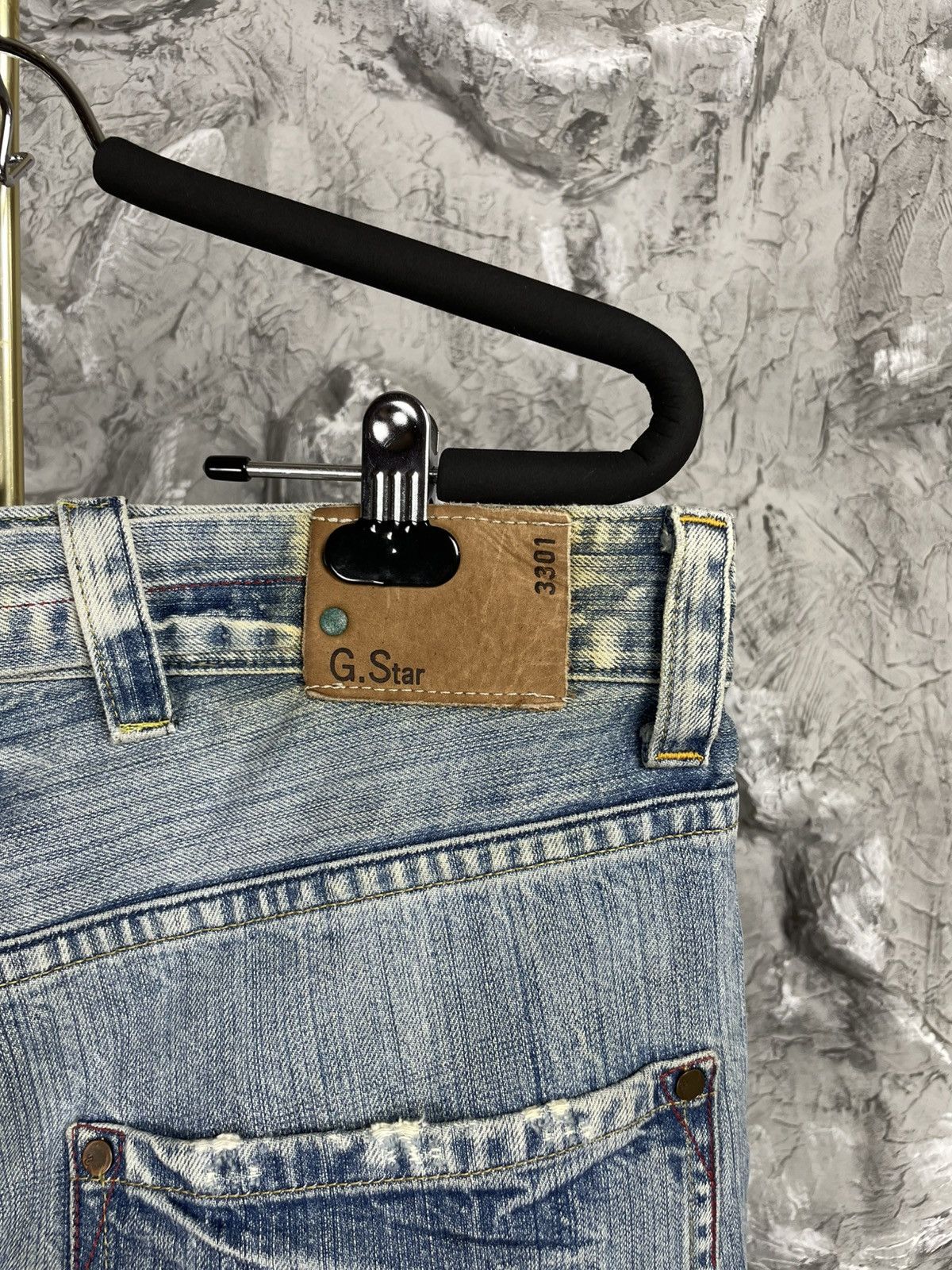 G-Star Vintage G-Star Fade Distressed Denim Jeans Y2K DG Japan Vibe Size US 36 / EU 52 - 12 Thumbnail