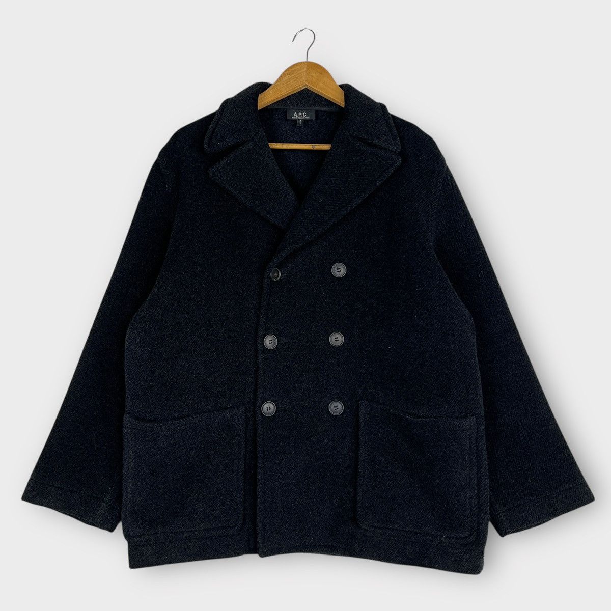 A.P.C. Vintage Apc Double Breasted Peacoat Size US S / EU 44-46 / 1 - 1 Thumbnail