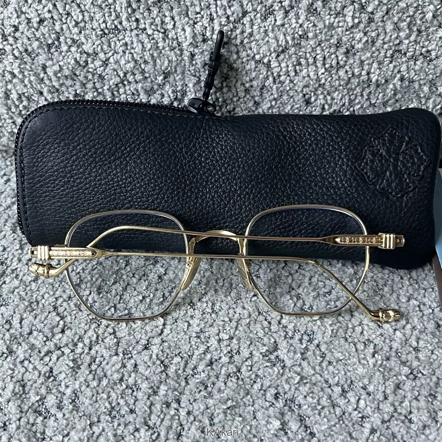 Chrome Hearts Chrome Hearts Metal Square Optical Frame Size ONE SIZE - 7 Thumbnail