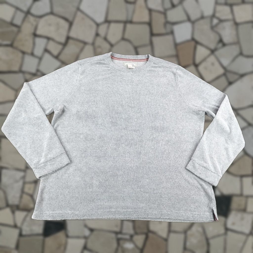 Carbon2Cobalt VINTAGE Carbon 2 Cobalt Sweater Mens Large Gray Towel Terry Cloth Pullover Crewneck Size US L / EU 52-54 / 3 - 1 Thumbnail