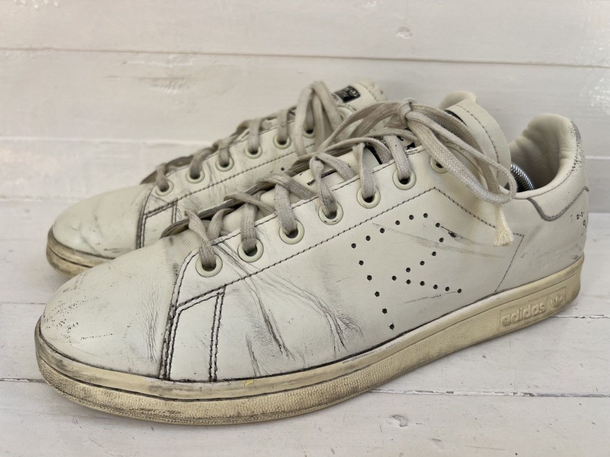 Adidas × Raf Simons Adidas x Raf Simons Stan Smith OG Pure White Size US 10 / EU 43 - 1 Thumbnail