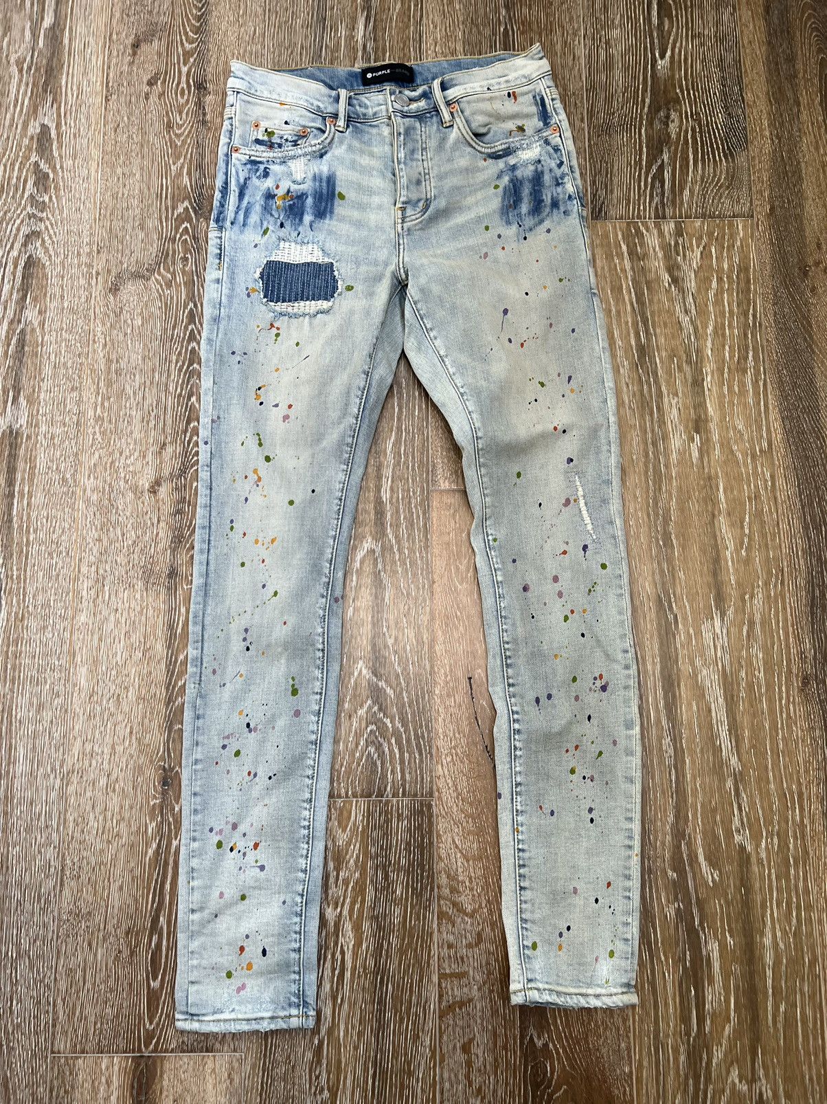 Image of Purple Brand P001 Jeans in Blue, Men's (Size 29)