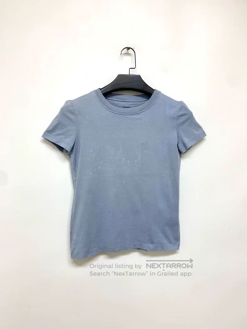Other Hermes Misty Blue Solid Short Sleeve Size XXS / US 00 / IT 34 - 1 Thumbnail