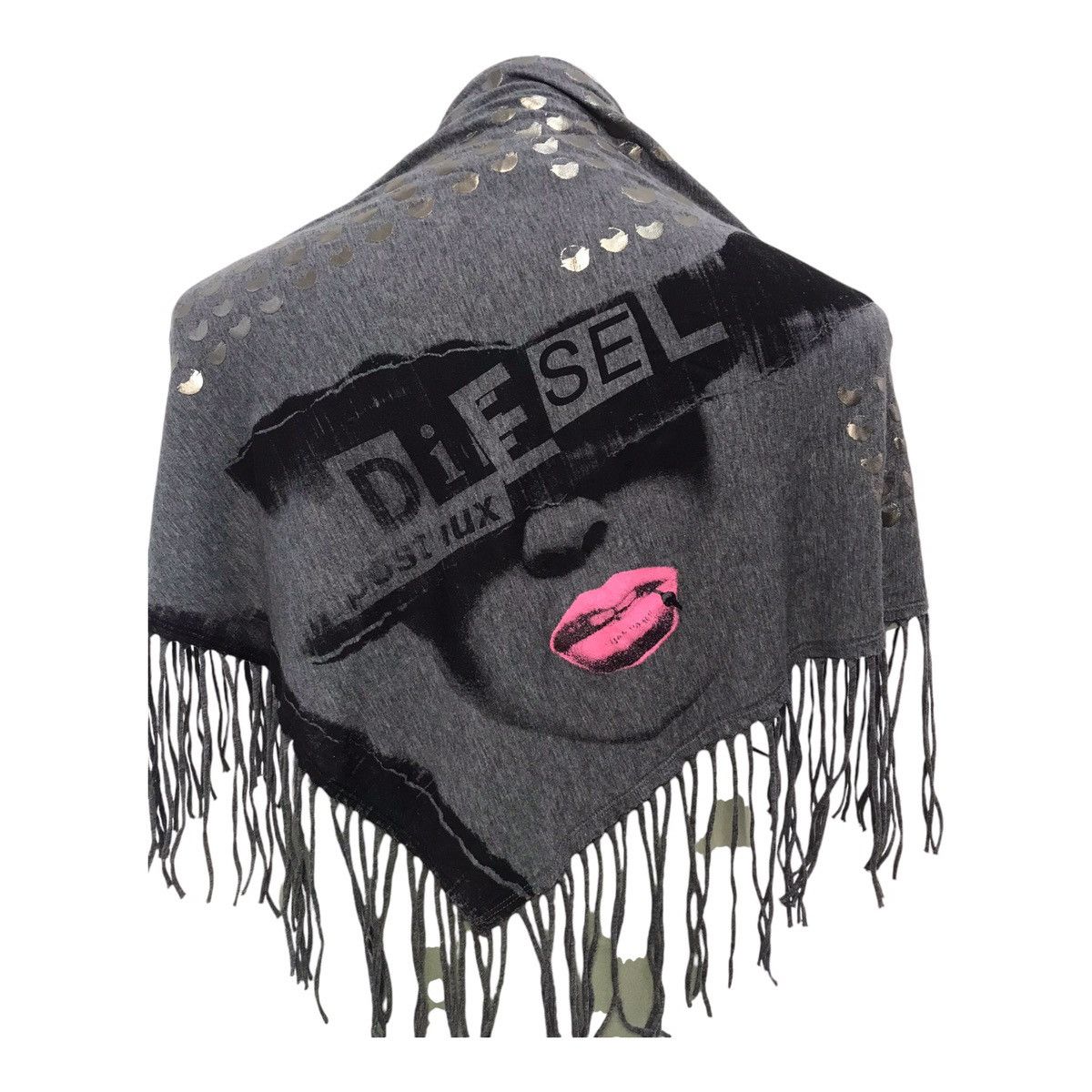 Diesel × Hysteric Glamour × Japanese Brand Diesel Print Woman Scarf Size ONE SIZE - 2 Thumbnail
