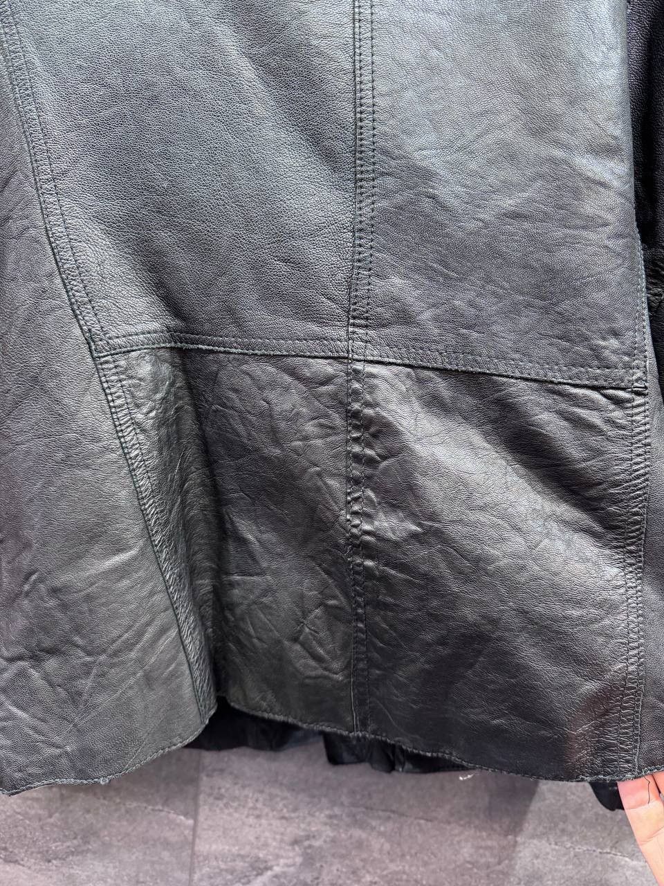 Allsaints Allsaints Postnoon Leather Button Up Shirt Jacket Size L Size US L / EU 52-54 / 3 - 23 Thumbnail
