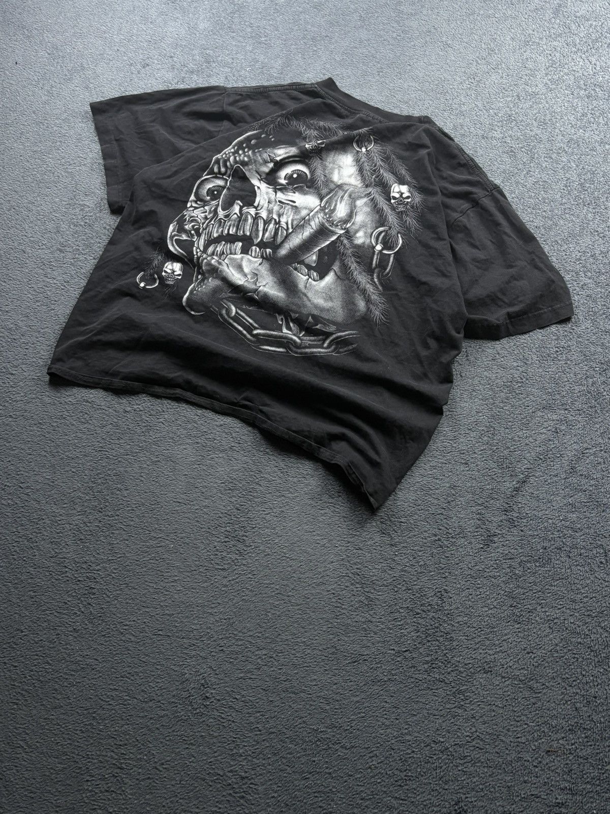 Band Tees Creaciones Gavi Big Double Side Logo Oversized T-shirt Skull Size US L / EU 52-54 / 3 - 5 Thumbnail