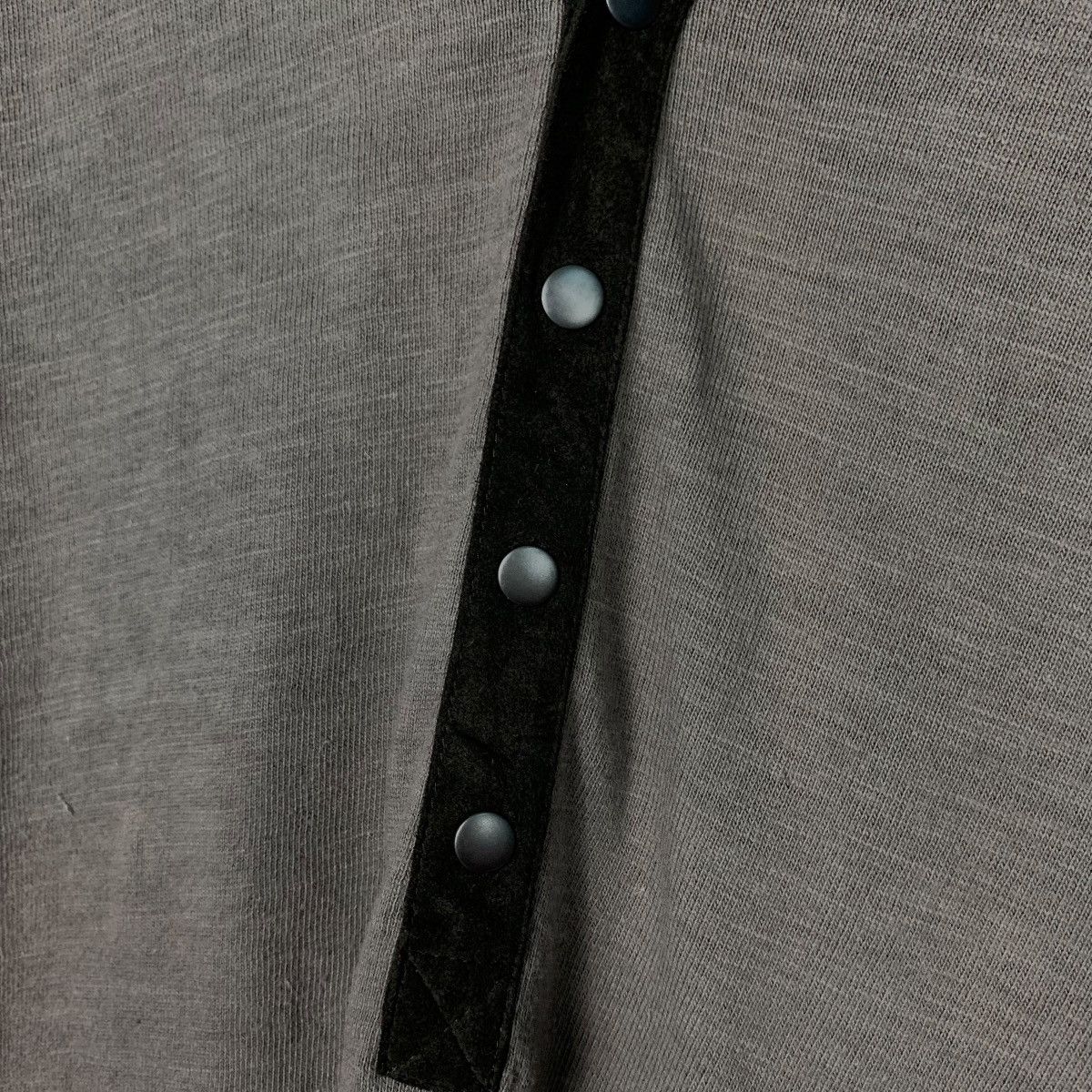 Japanese Brand ELLE HOMME Half Button V Neck Long Sleeve Shirt #2604-C117 Size US M / EU 48-50 / 2 - 10 Thumbnail