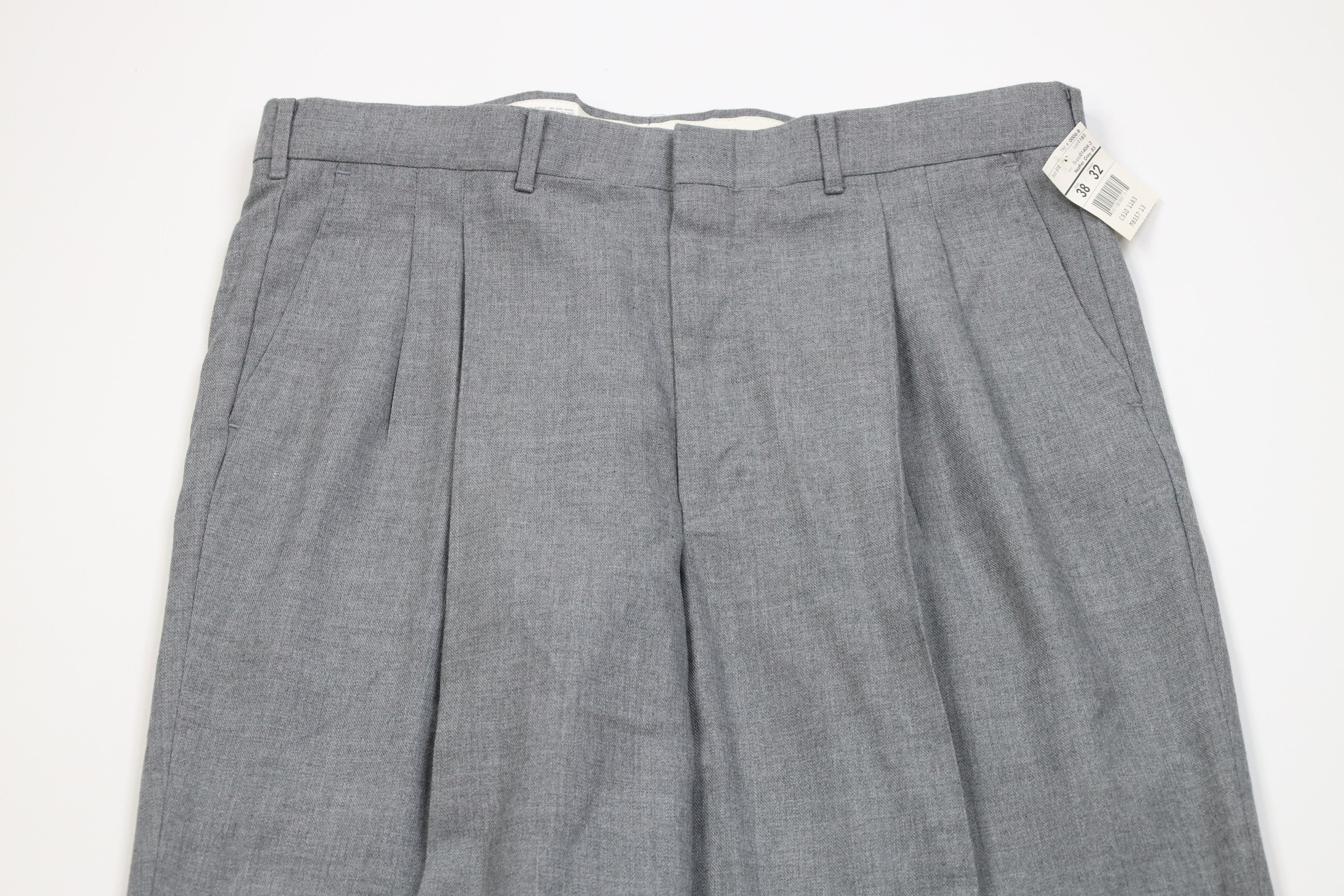 Vintage Deadstock Vintage 70s Streetwear Gabardine Wide Leg Pants Size US 38 / EU 54 - 2 Thumbnail
