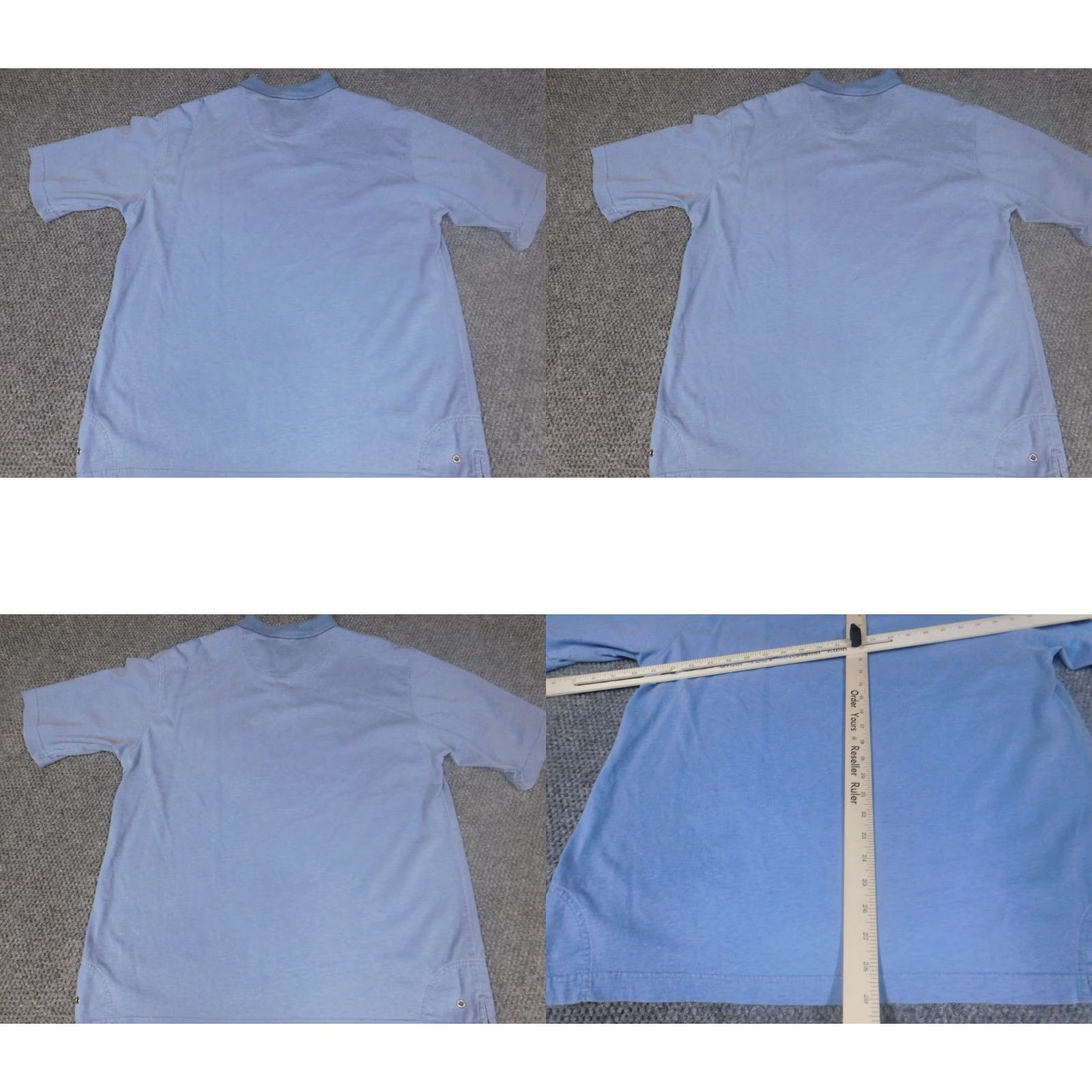 Izod Izod Polo Shirt Mens L Blue Comfort Button Classic Cotton Knit Short Sleeve Golf" Size US L / EU 52-54 / 3 - 8 Thumbnail