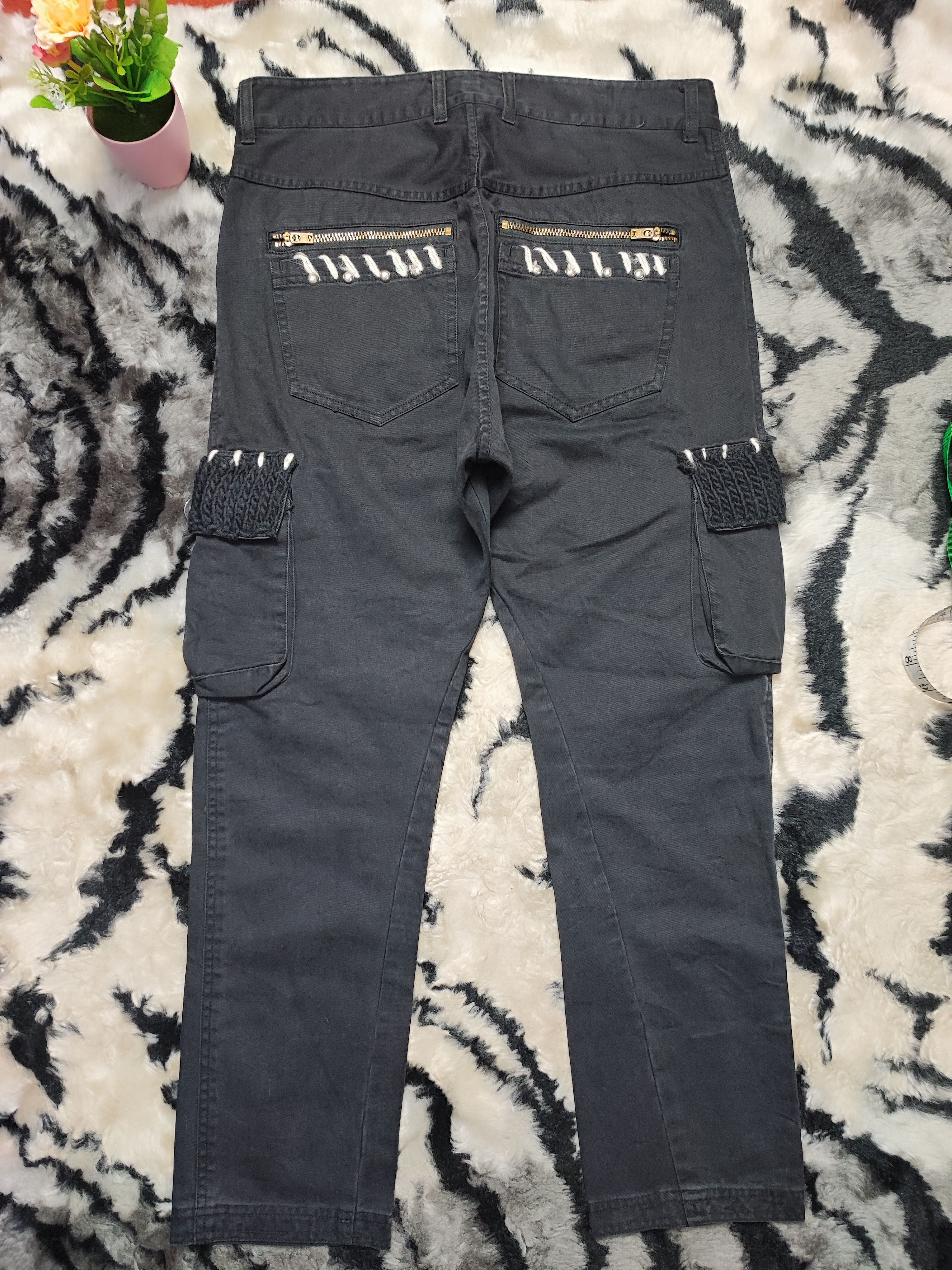 Vivienne Westwood Candy Stripper Bondage ERD Grunge Chrome Distressed Size US 31 - 10 Thumbnail
