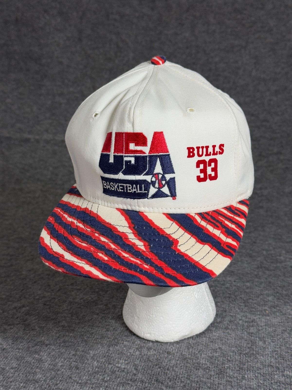 NBA Vintage USA Dream Team Scottie Pippen Snapback Hat Rare Size ONE SIZE - 10 Thumbnail