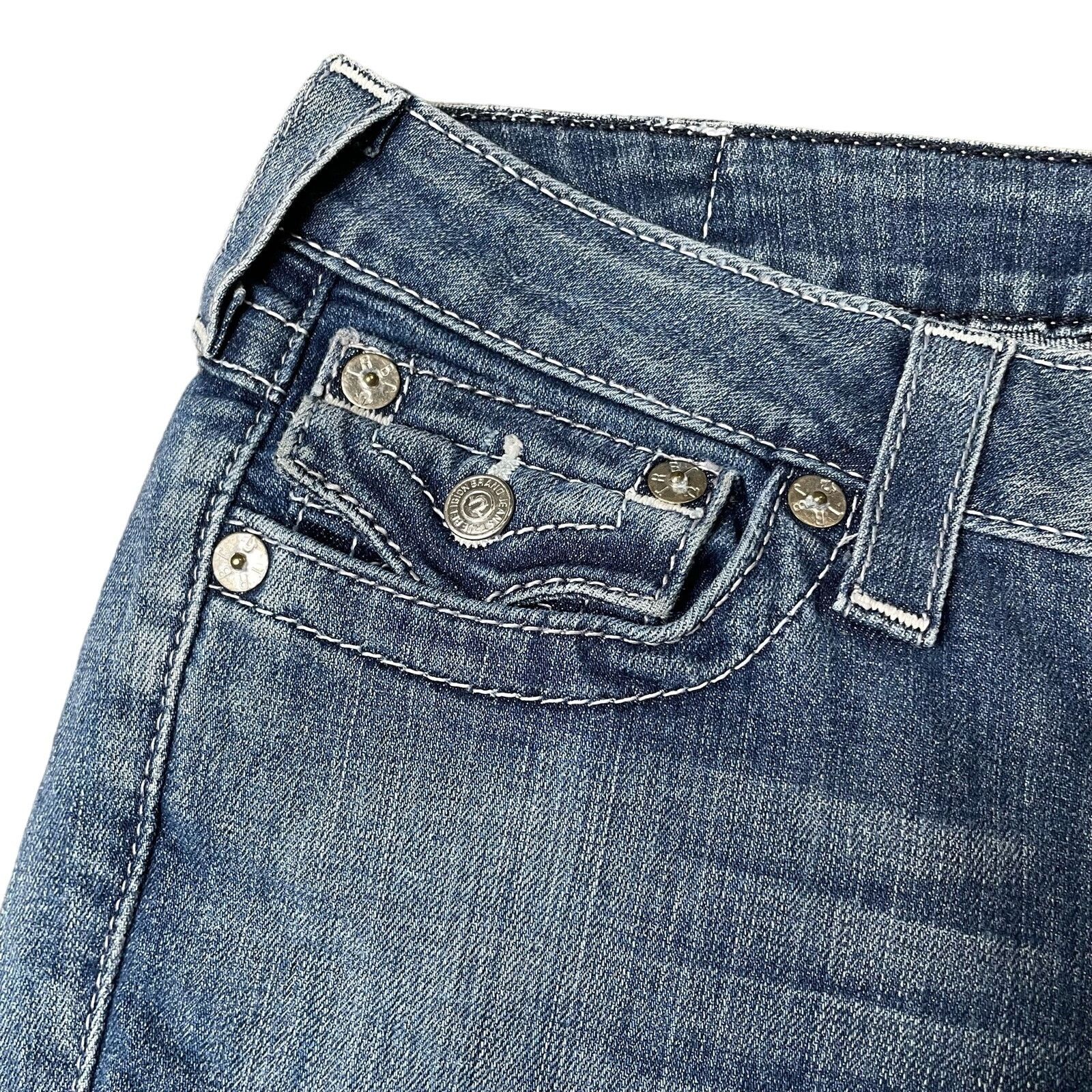 True Religion True Religion Straight Leg Jeans Size 27" / US 4 / IT 40 - 7 Thumbnail