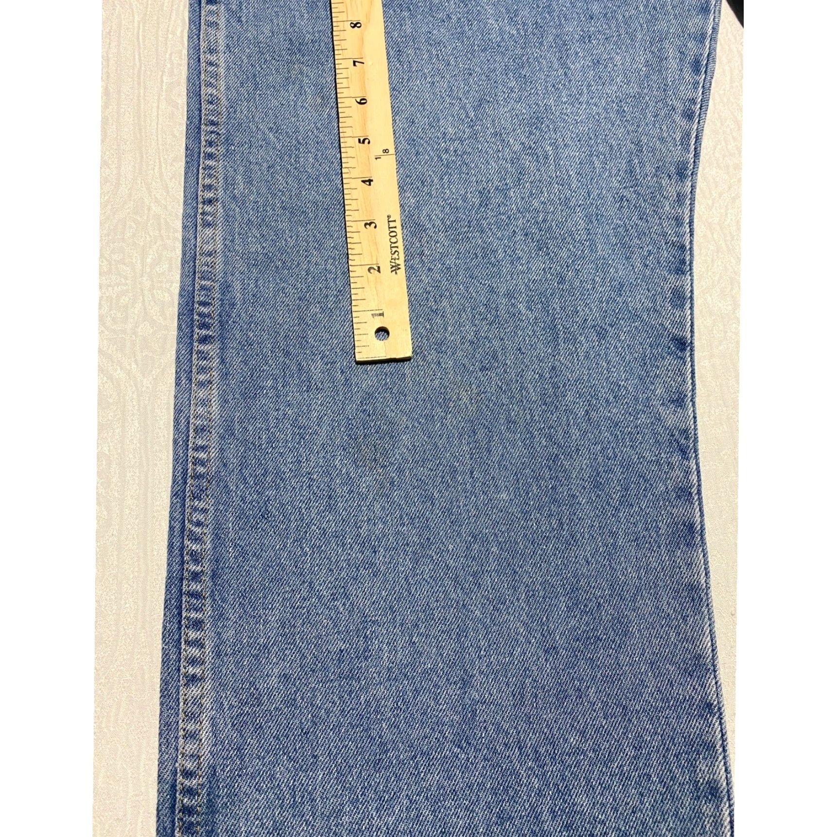 Wrangler Wrangler Jeans 38x32 Medium Wash 5-Pocket Straight Leg Regular Fit Mens Denim Blue 965TPSL Size US 38 / EU 54 - 2 Thumbnail