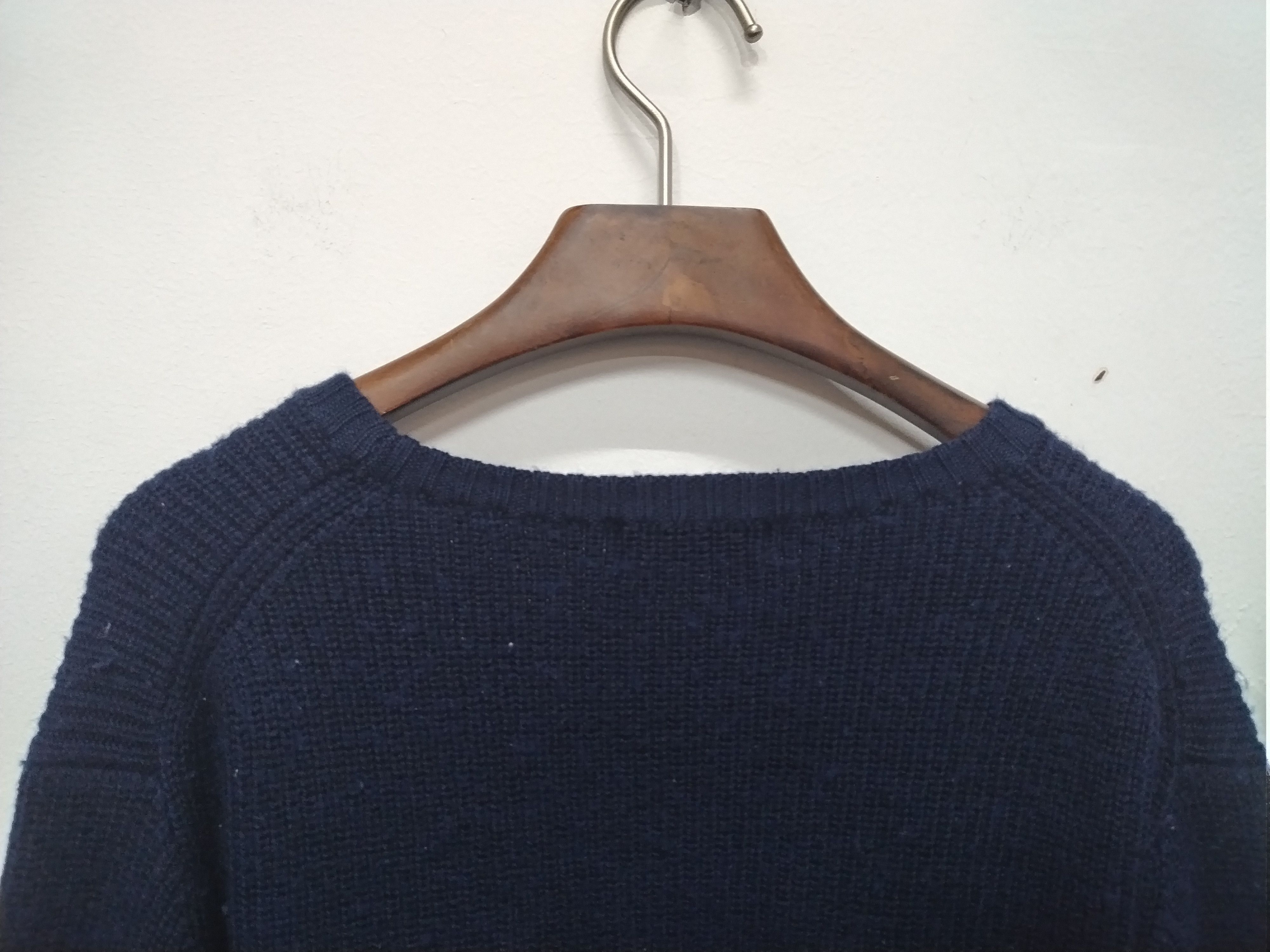 Aran Isles Knitwear × Burberry Vtg Burberry Black Label Knitwear Rare Double Line Size US M / EU 48-50 / 2 - 10 Thumbnail