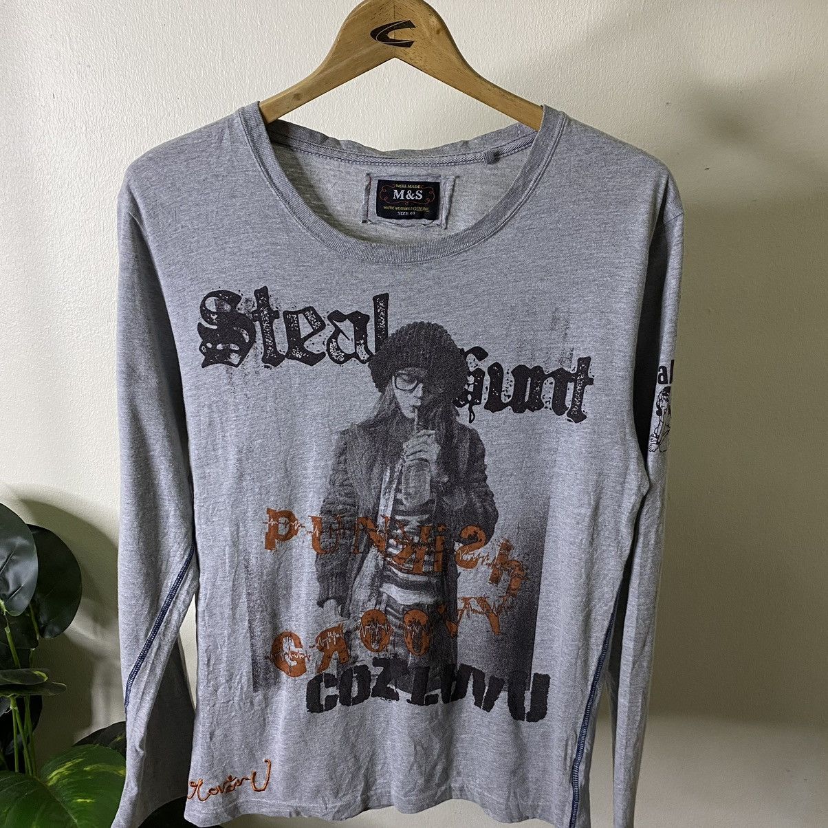 Hysteric Glamour Steal Hunt Ifsixwanine Hysterics Seditionaries PPFM Style LS Size US M / EU 48-50 / 2 - 2 Thumbnail