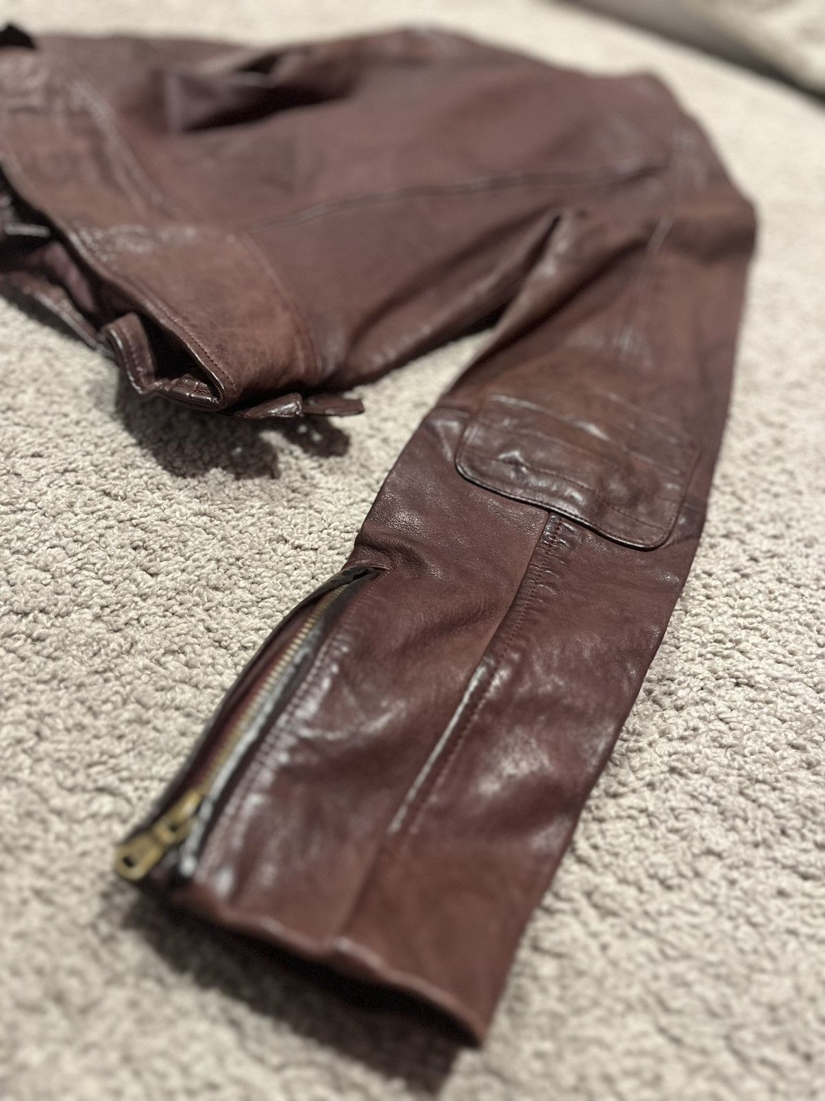 Ralph Lauren × Vintage Women’s Ralph Lauren vintage leather jacket Size S / US 4 / IT 40 - 6 Thumbnail