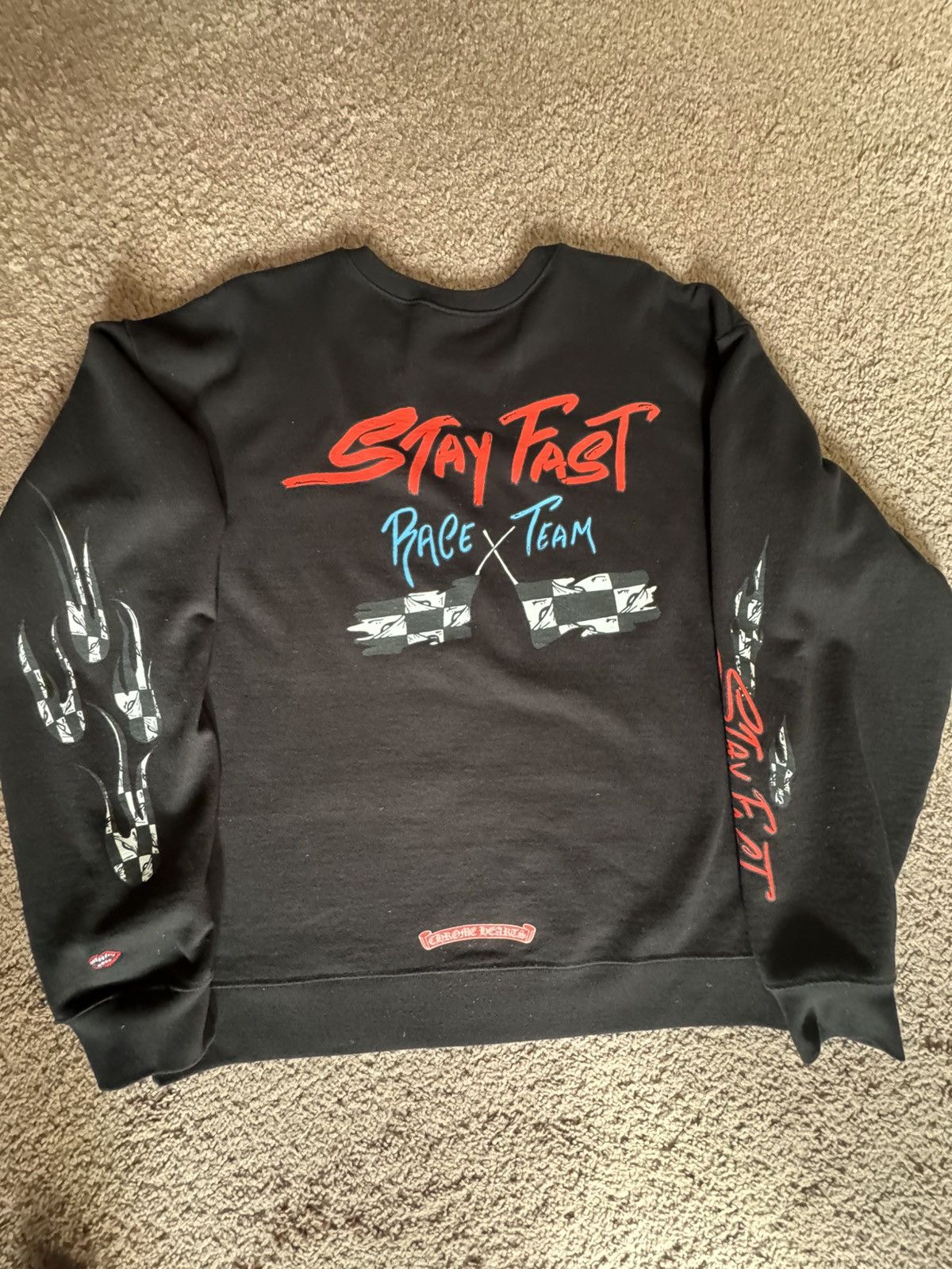 Chrome Hearts Matty Boy “Stay Fast” Crewneck Size US L / EU 52-54 / 3 - 6 Thumbnail