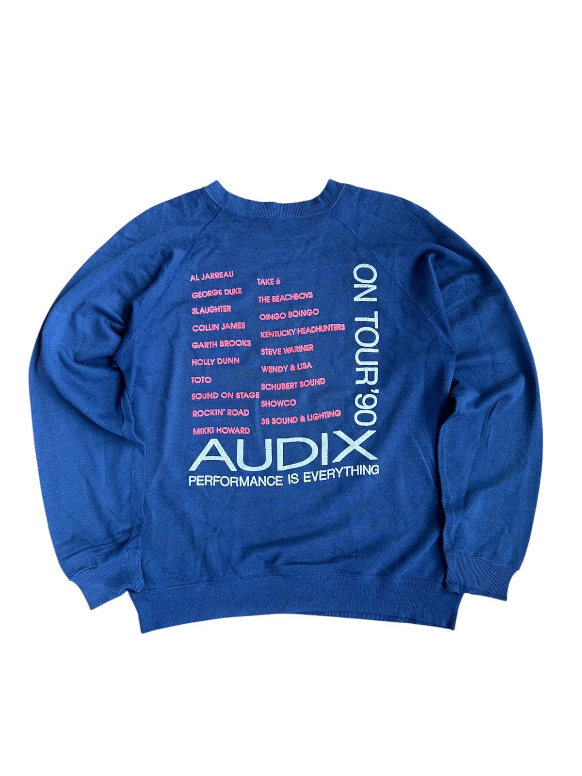 Vintage 90’s AUDIX SWEATSHIRT Size US M / EU 48-50 / 2 - 2 Thumbnail