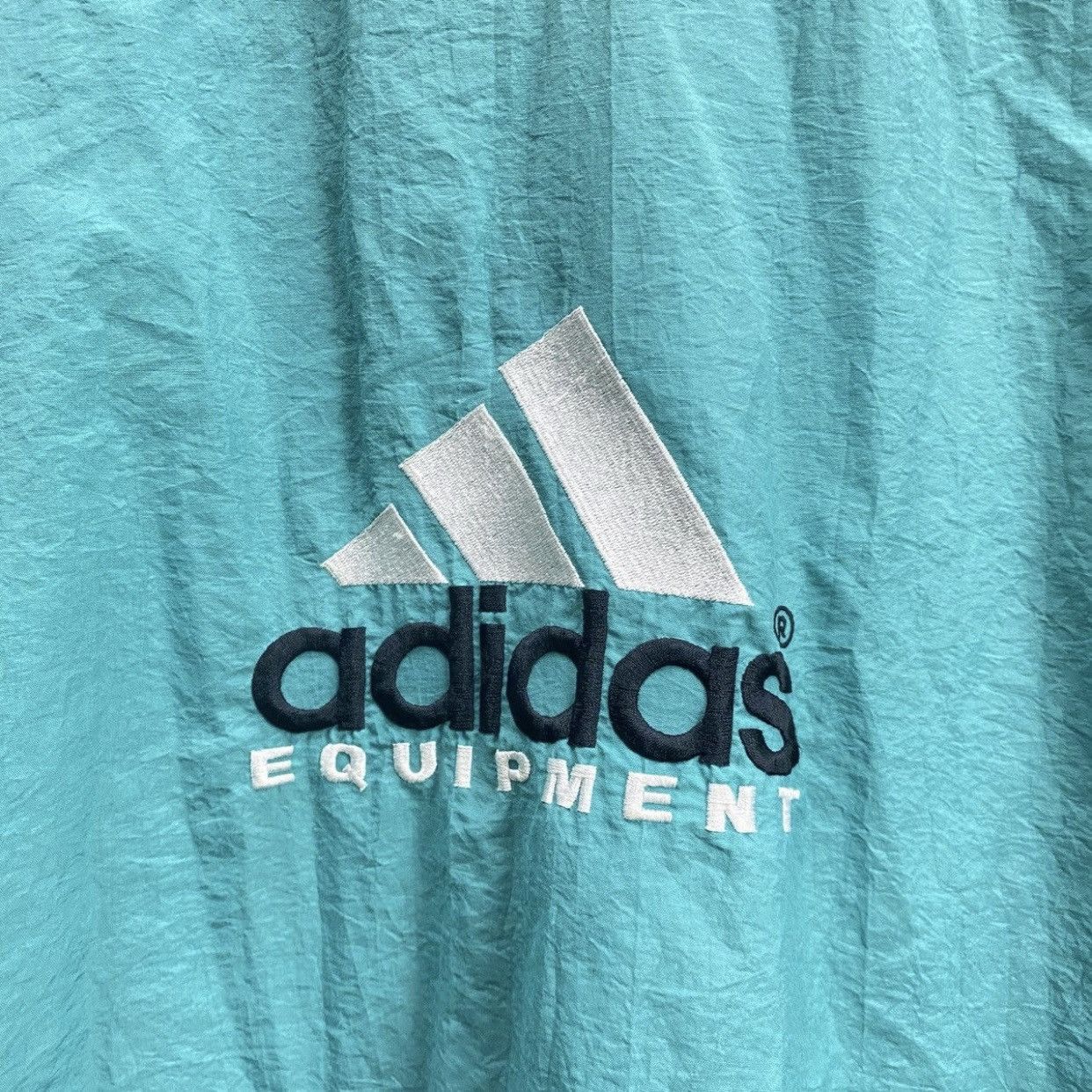 Adidas × Vintage Vintage 90s Adidas Equipment Rain Light Jacket Size S Oversz Size US M / EU 48-50 / 2 - 5 Thumbnail