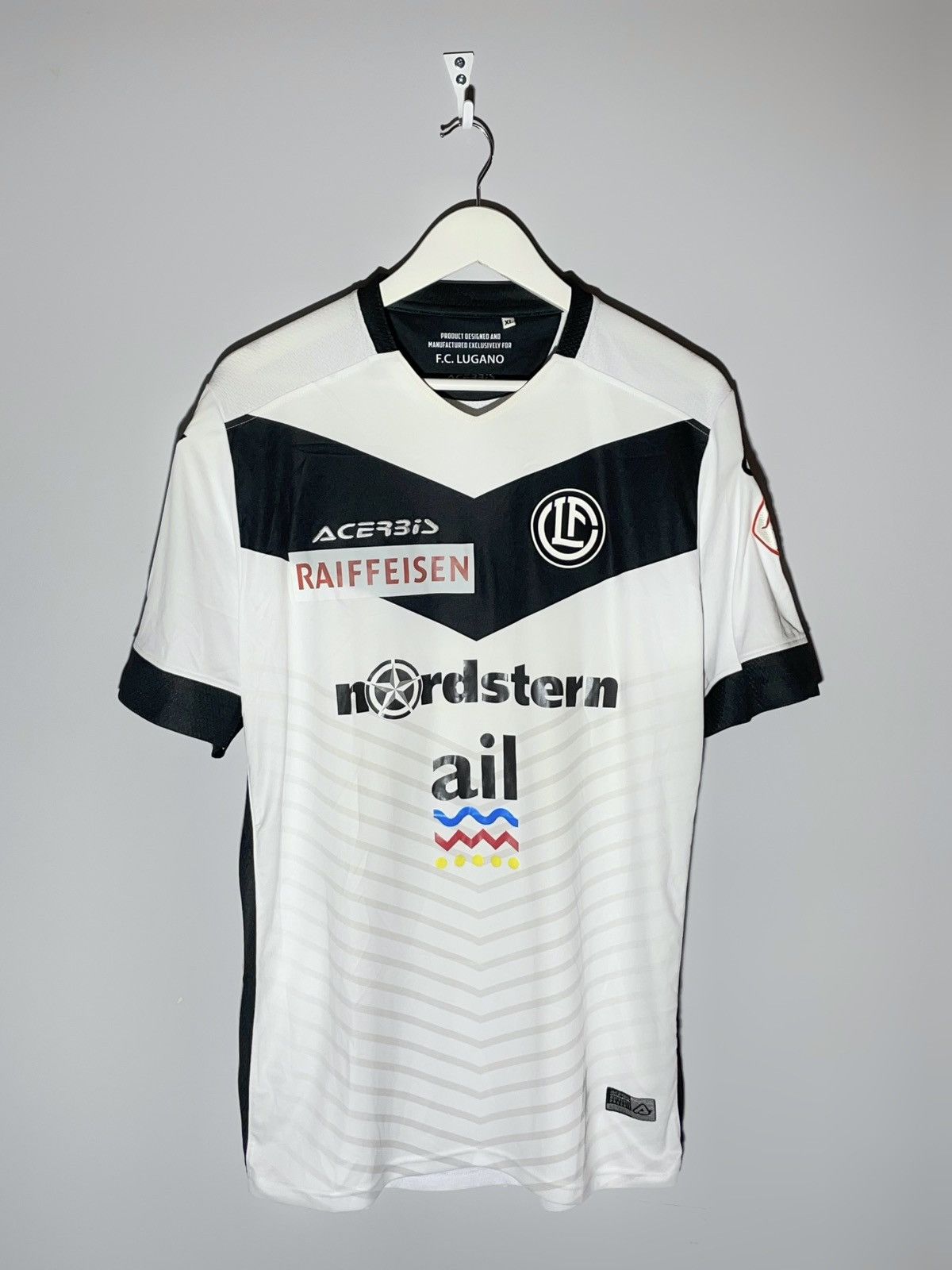 Other FC Lugano 2018/19 Acerbis Away Football Shirt Size US XL / EU 56 / 4 - 1 Thumbnail