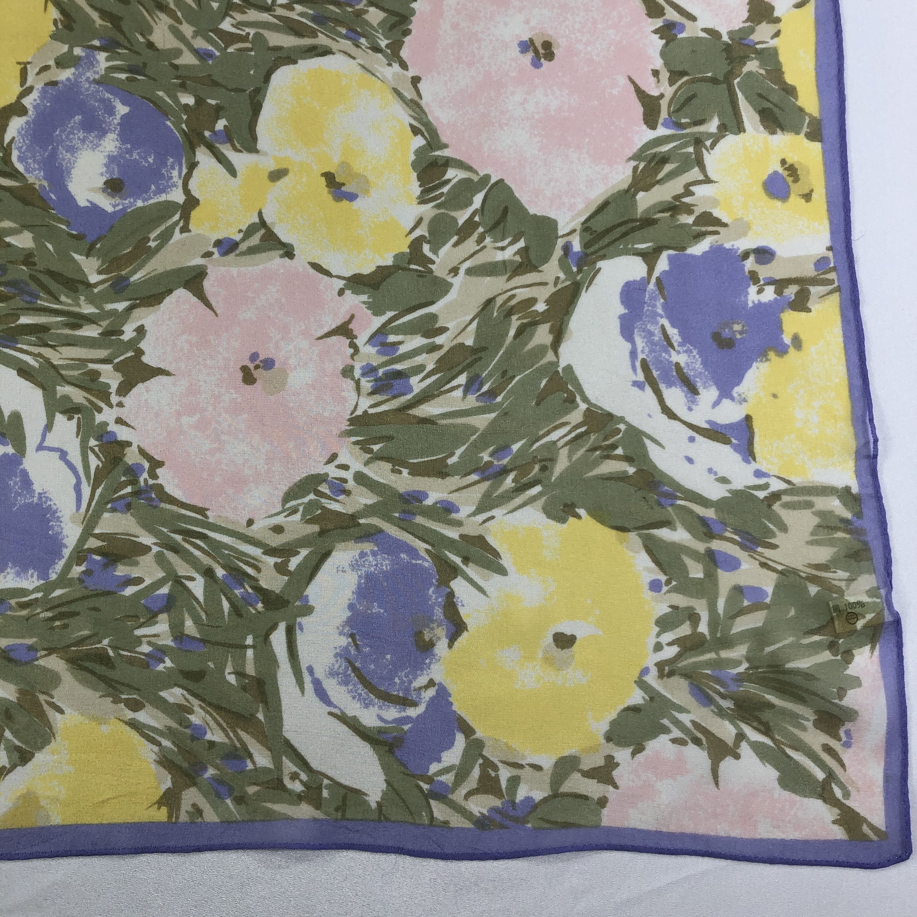 Vintage Vintage Silk Scarf Size ONE SIZE - 3 Thumbnail