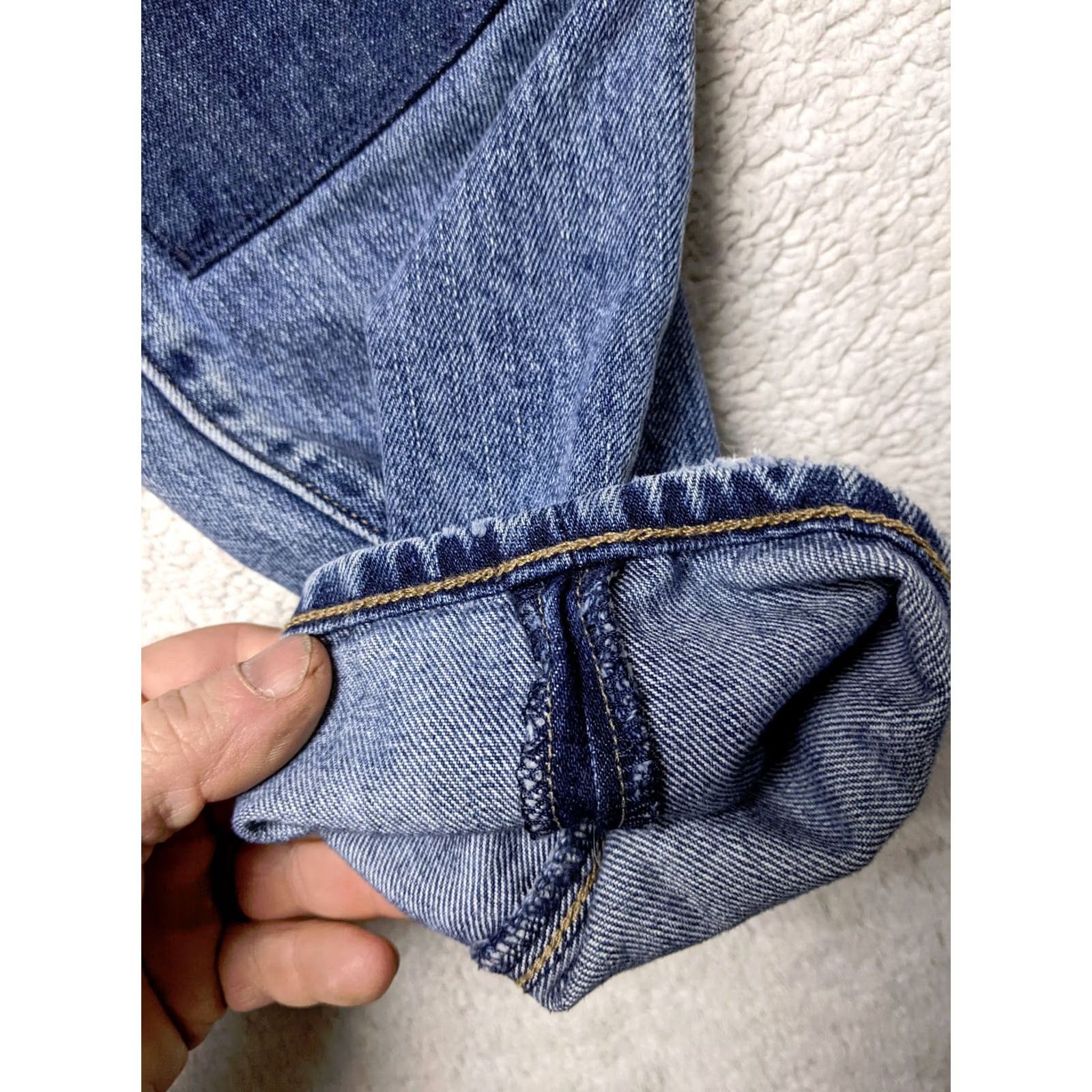 Lucky Brand Lucky Brand Sienna Slim Boyfriend Womens 0 Jeans Blue Patches Button Fly Belt Denim Size 25" / US 0 / IT 36 - 3 Thumbnail
