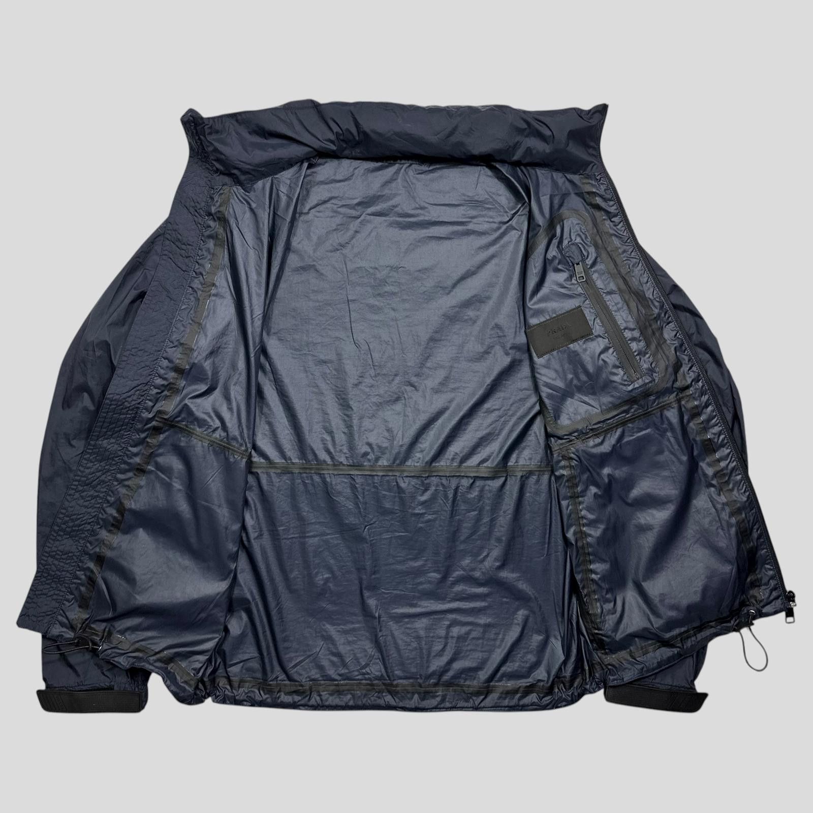 Prada Prada 2020 Rubber Logo Taped Seam Windbreaker Jacket - M Size US M / EU 48-50 / 2 - 4 Thumbnail