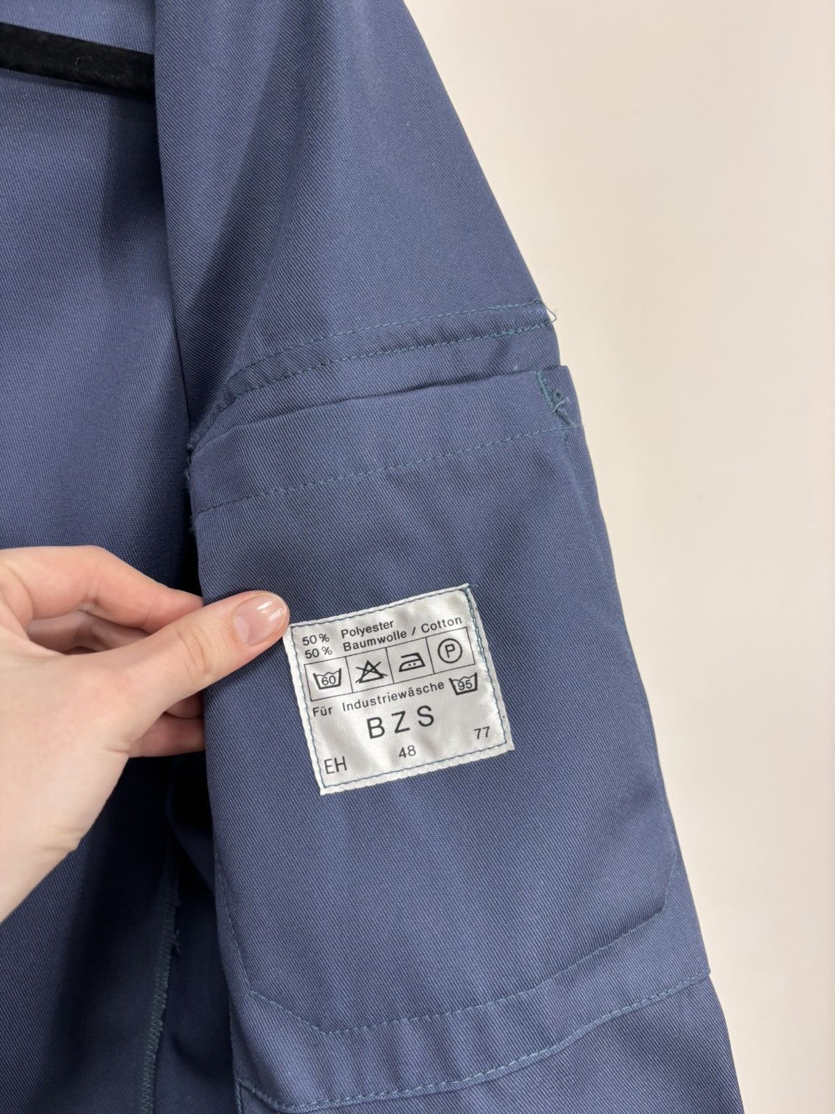Other Vintage German Workwear Blue Utility Industrial Jacket Coat Size US M / EU 48-50 / 2 - 18 Thumbnail