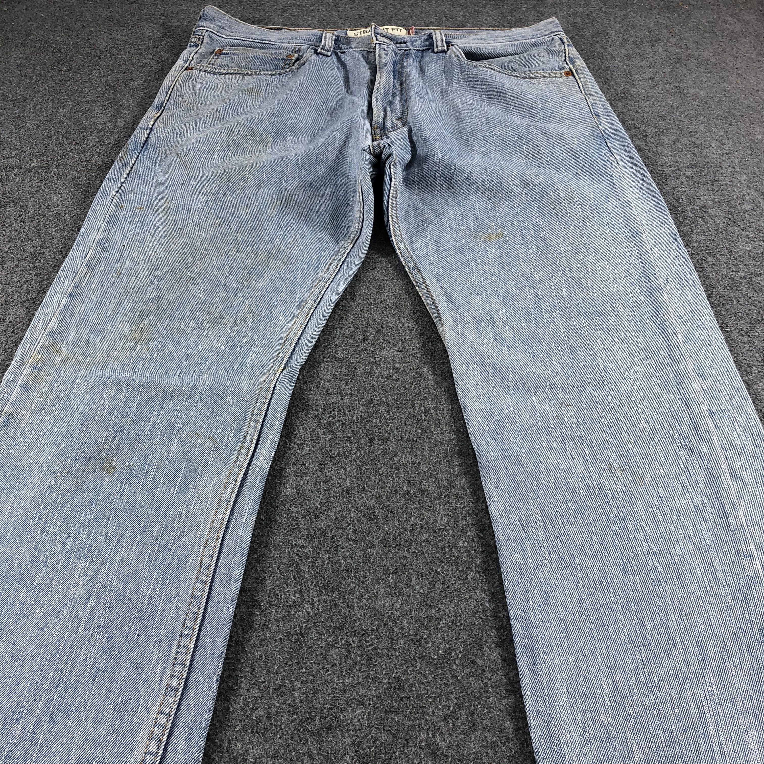 Levi's Vintage Light Wash Levis 505 Jeans-J1265 Size US 35 - 3 Thumbnail
