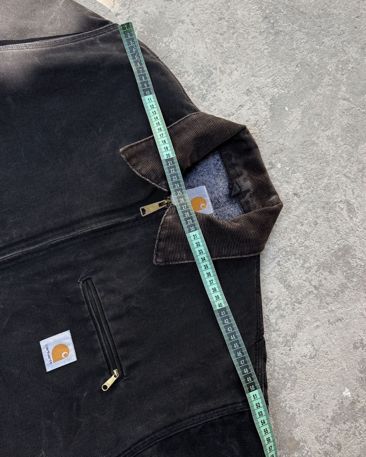 Carhartt Vintage Carhartt Detroit Jacket Faded Black Size US XL / EU 56 / 4 - 12 Thumbnail