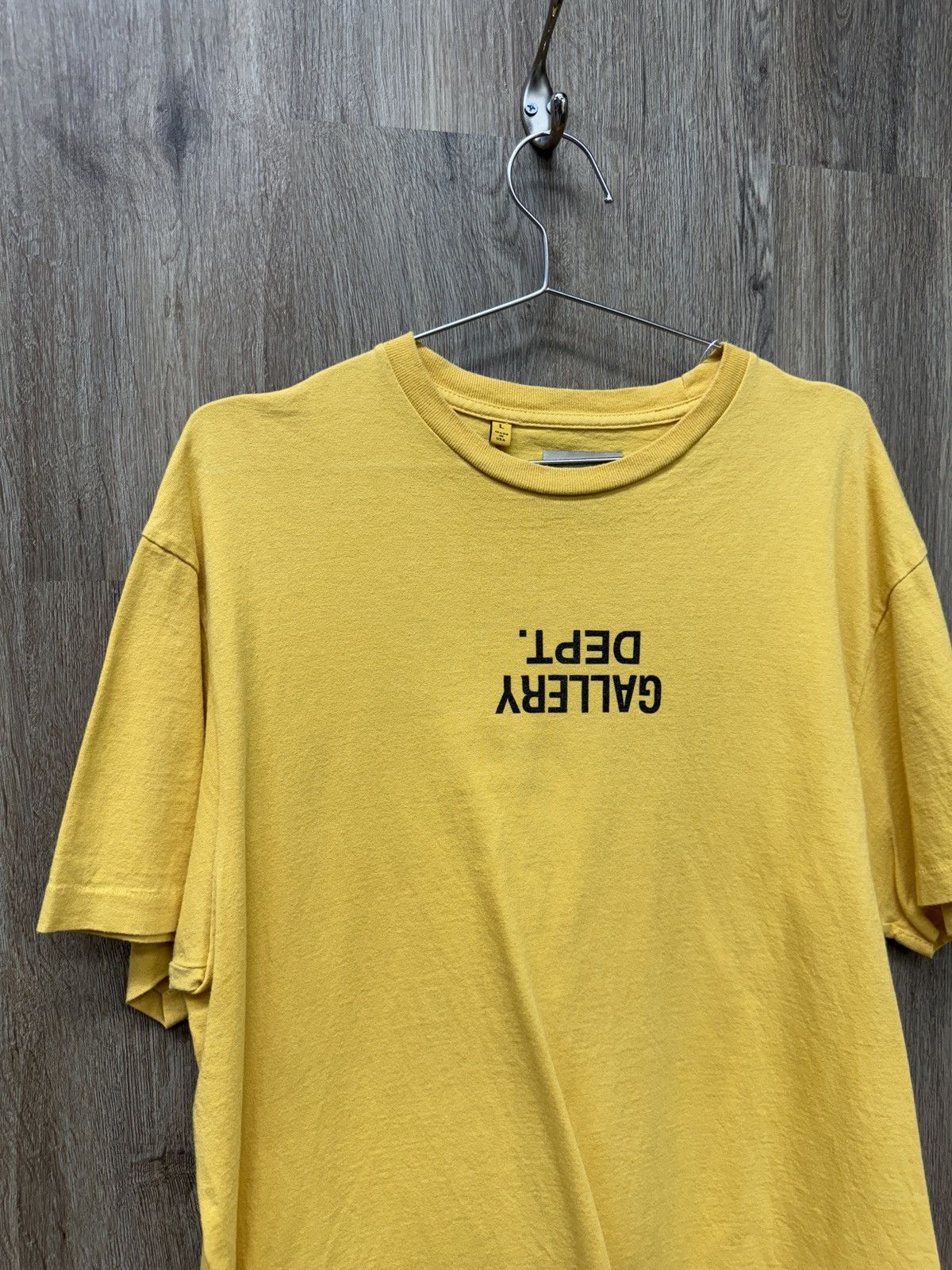 Gallery Dept. Gallery Dept Yellow Short Sleeve Size US L / EU 52-54 / 3 - 2 Thumbnail