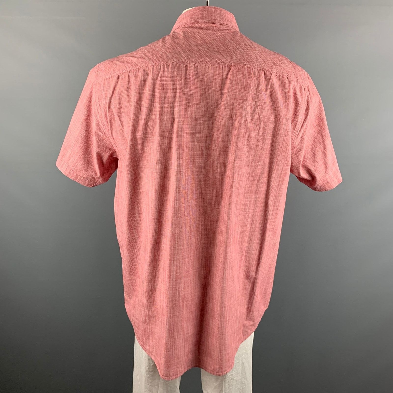 Other COASTAORO S/S Red White Checkered Cotton Short Sleeve Shirt Size US XXL / EU 58 / 5 - 3 Thumbnail