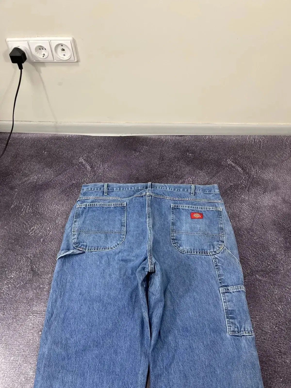 Dickies × Vintage Vintage Dickies Y2K Blue Denim Hype Work Baggy Jeans Size US 40 / EU 56 - 3 Thumbnail