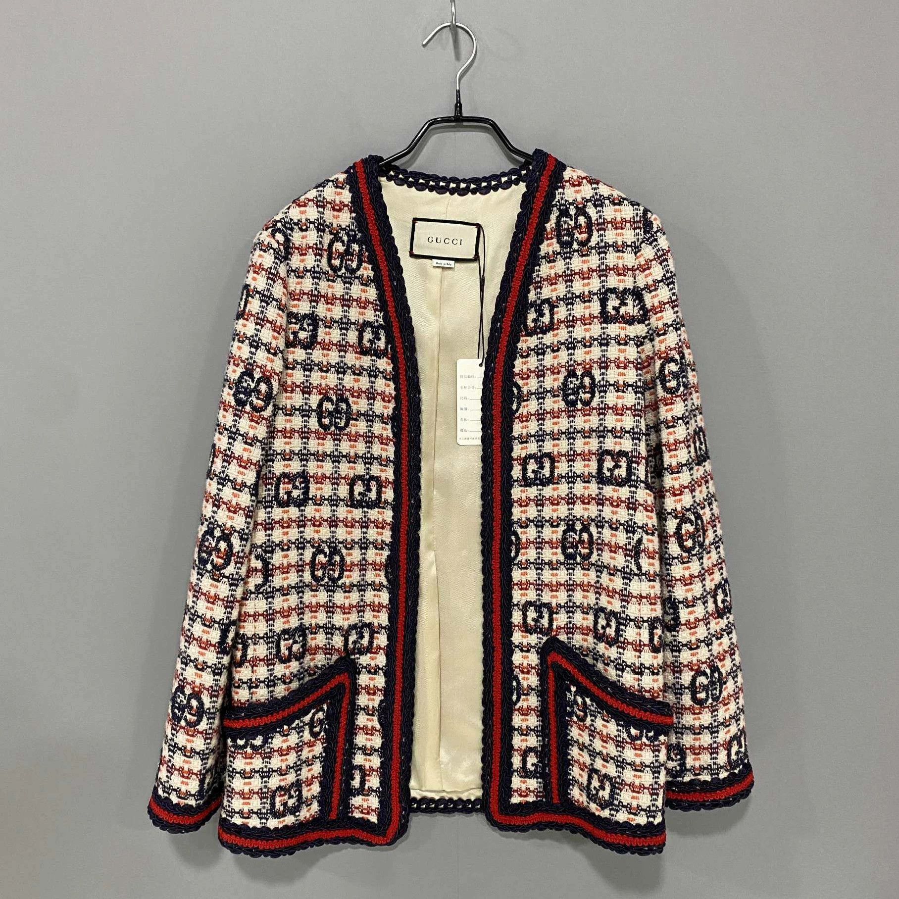 Gucci Gucci jacquard all-over print knit cardigan women's 38 Size XS / US 0-2 / IT 36-38 - 1 Thumbnail