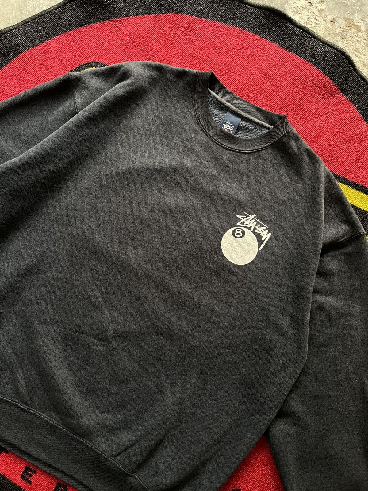 Stussy × Vintage Vintage Stussy 8 Ball Sweatshirt Size US L / EU 52-54 / 3 - 2 Thumbnail
