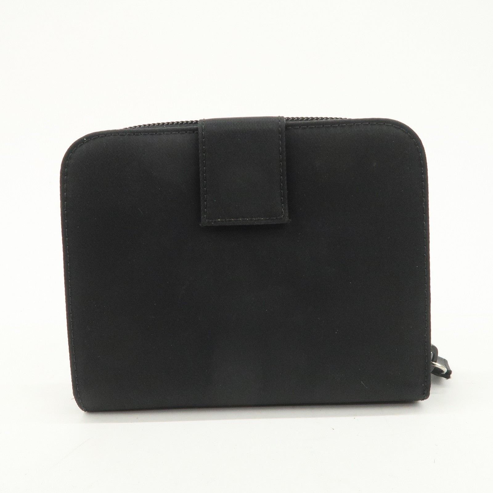 Prada Prada Tessuto Nylon Zippy Compact Wallet Black Size ONE SIZE - 2 Thumbnail