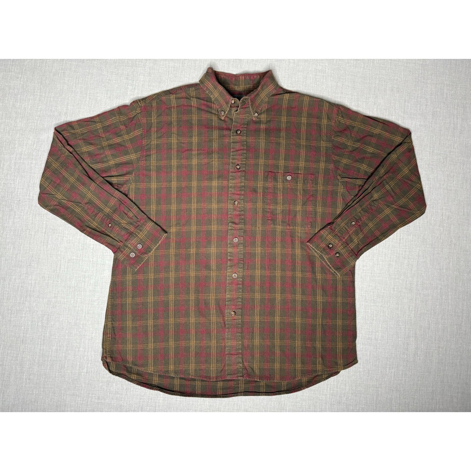 Vintage Vintage 90s Bay Area Traders Button Down Flannel Shirt Large Size US L / EU 52-54 / 3 - 1 Thumbnail