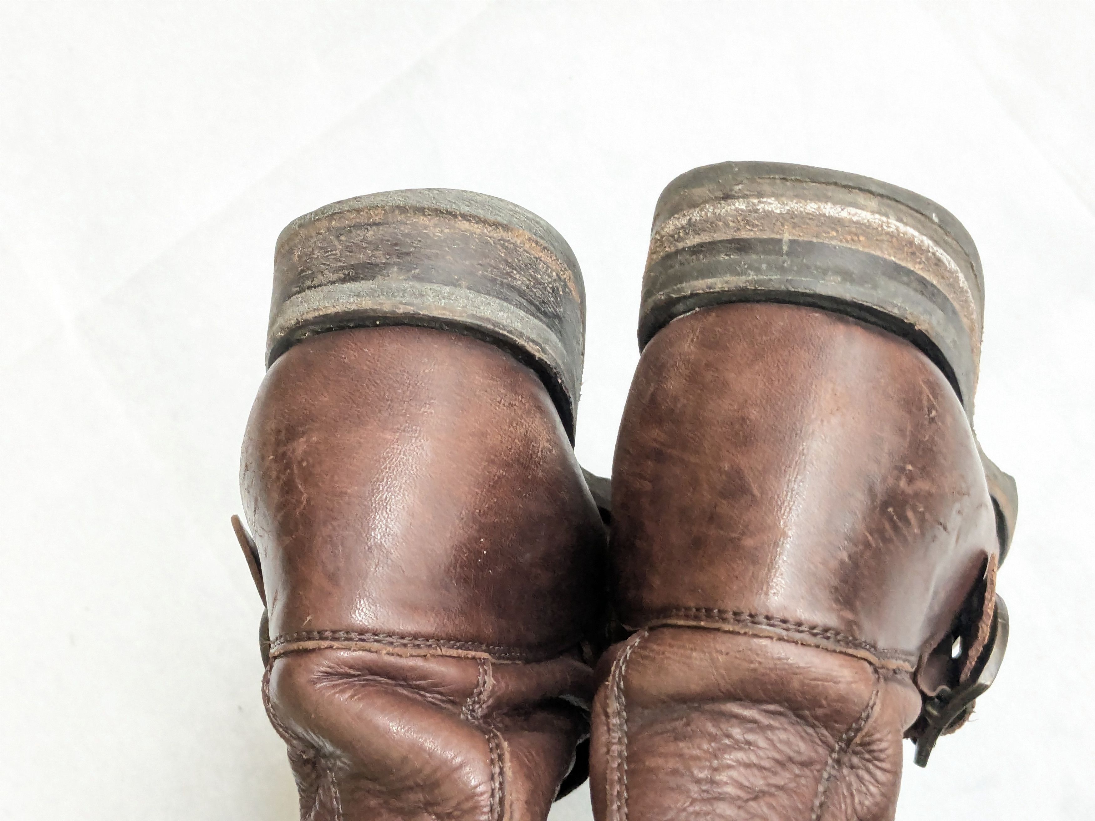 Frye Frye Engineer Boots 8.5 M Brown Leather Buckle Size US 8.5 / EU 41-42 - 13 Thumbnail
