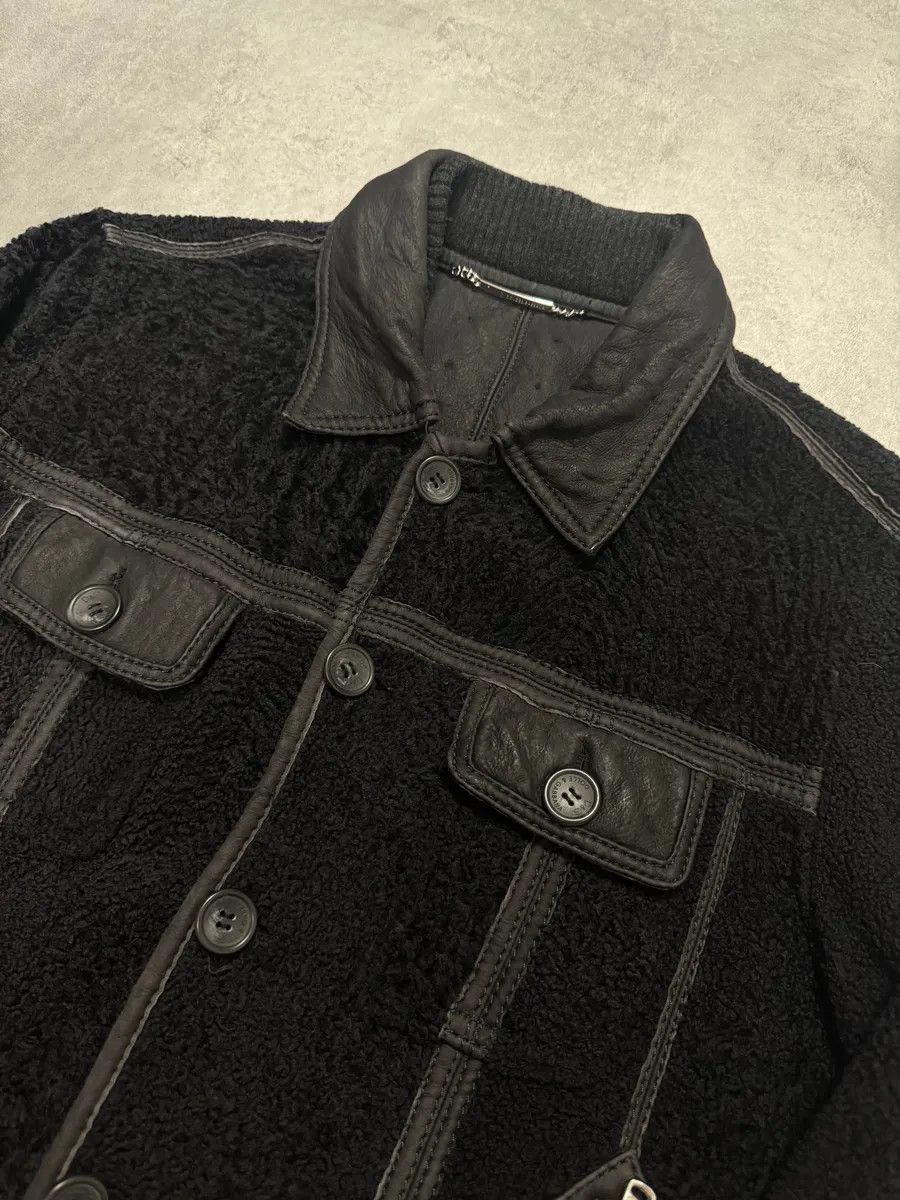 Dolce & Gabbana × Vintage 2000s Dolce & Gabbana Lamb Leather Jacket Size US S / EU 44-46 / 1 - 3 Thumbnail