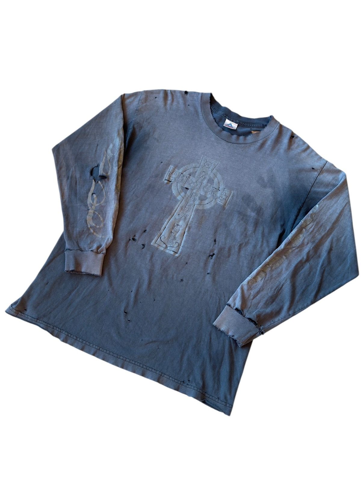 Band Tees THRASHED Vintage Black Sabbath Long Sleeve Tee Size US L / EU 52-54 / 3 - 3 Thumbnail