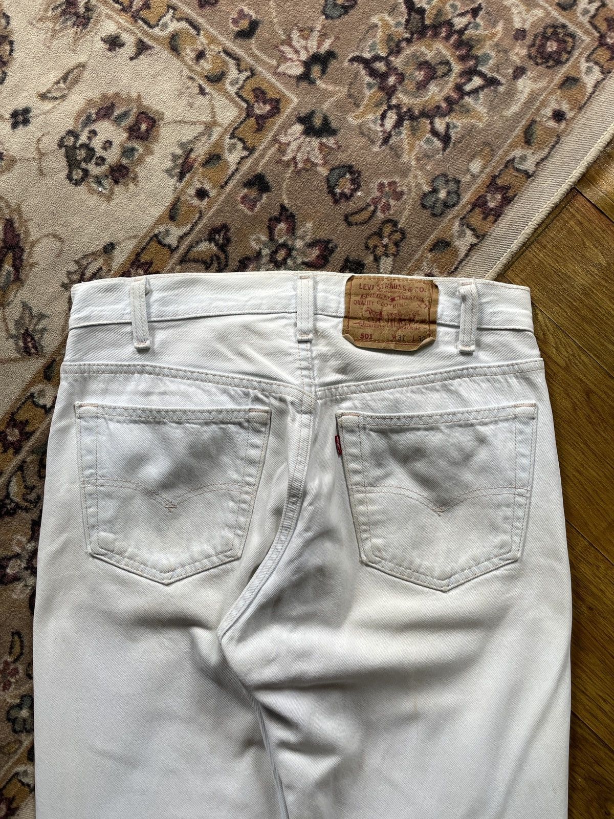 Levi's × Levi's Vintage Clothing × Vintage Vintage Levis 501 100% Cotton Button 520 Size US 30 / EU 46 - 12 Thumbnail