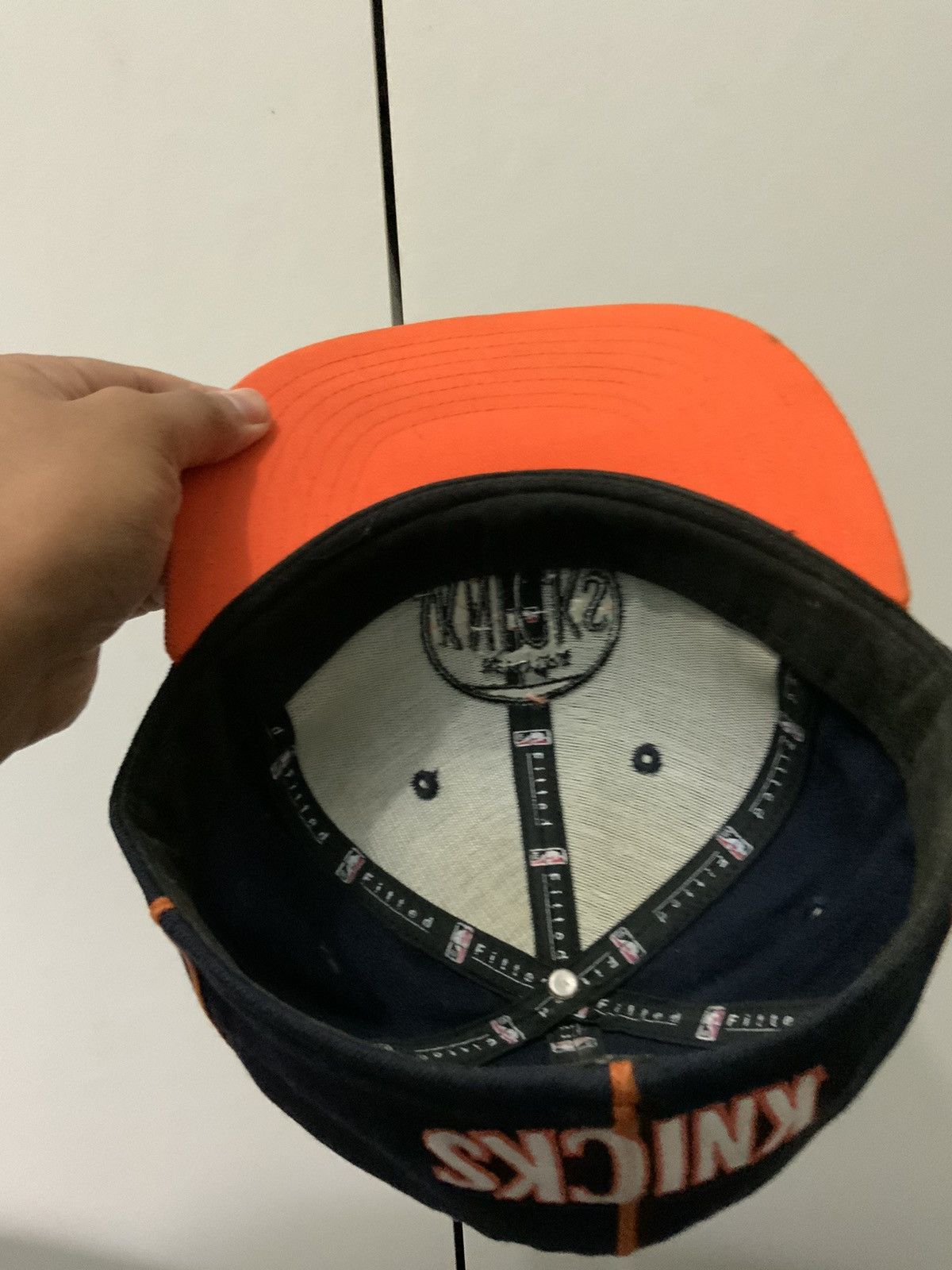 Reebok Reebok Knicks New York Wool Fitted Hat Size ONE SIZE - 8 Thumbnail