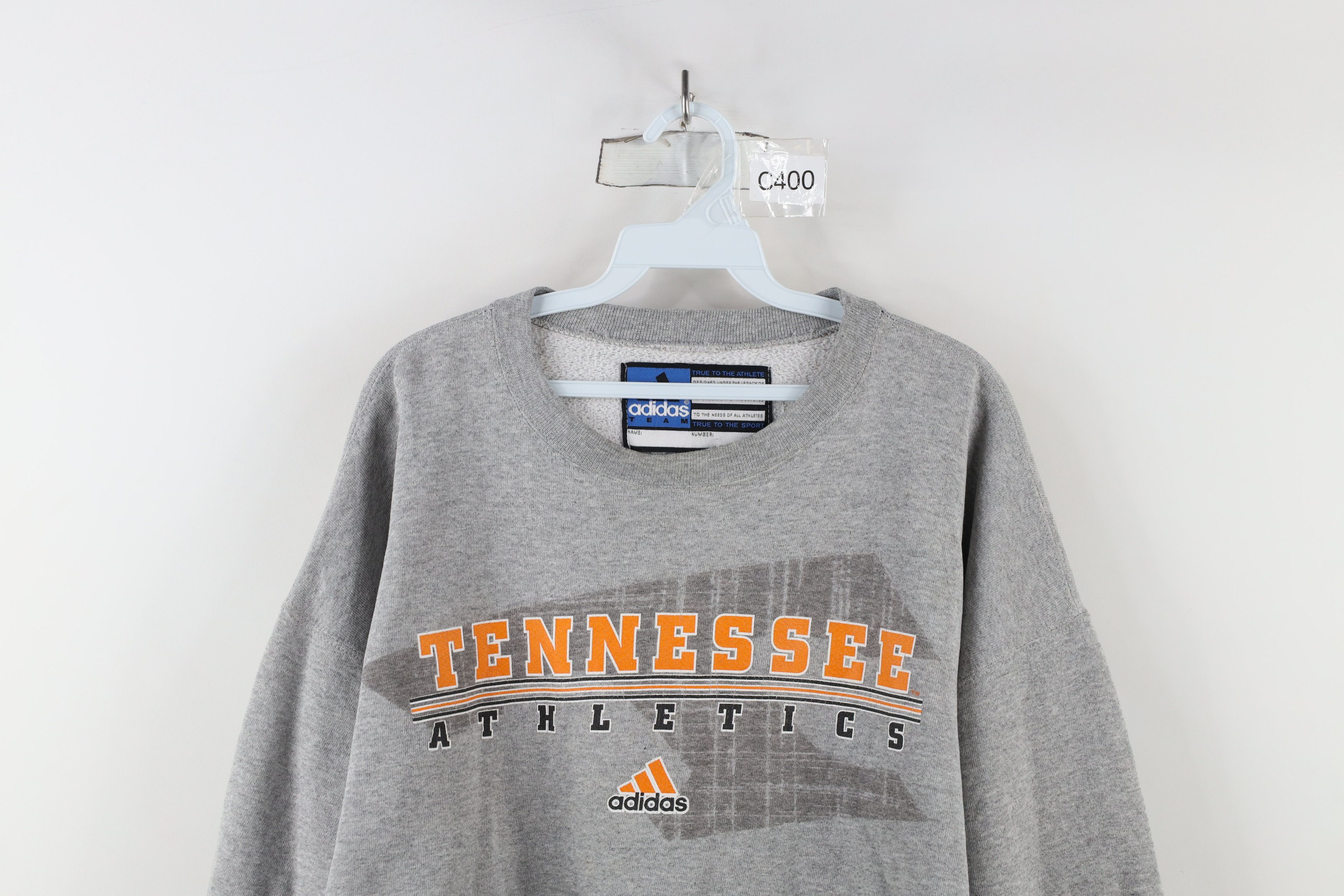 Adidas × Vintage Vintage 90s Adidas University Tennessee Athletics Sweatshirt Size US XL / EU 56 / 4 - 2 Thumbnail